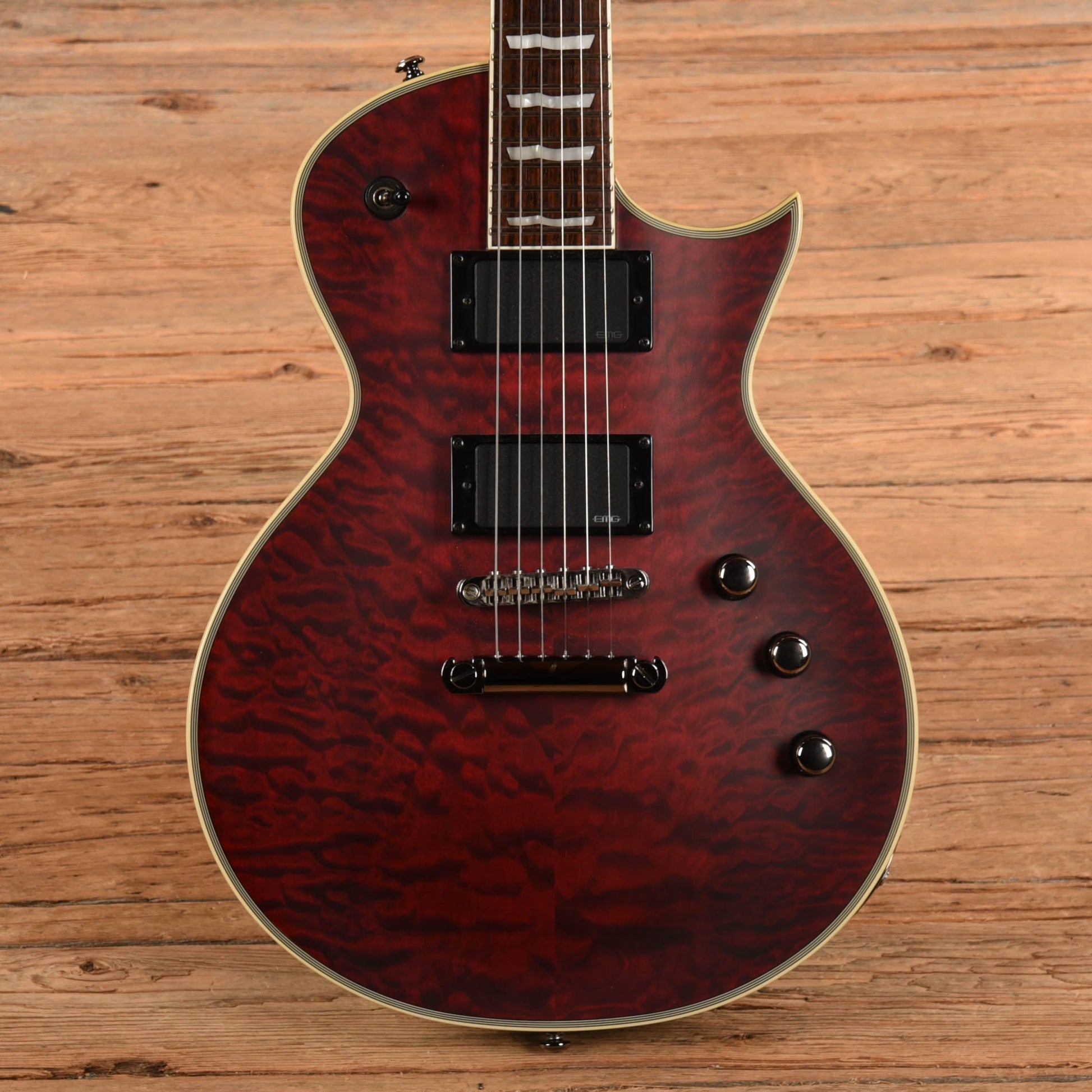 LTD EC-401QM Black Cherry 2016 Electric Guitars / Solid Body