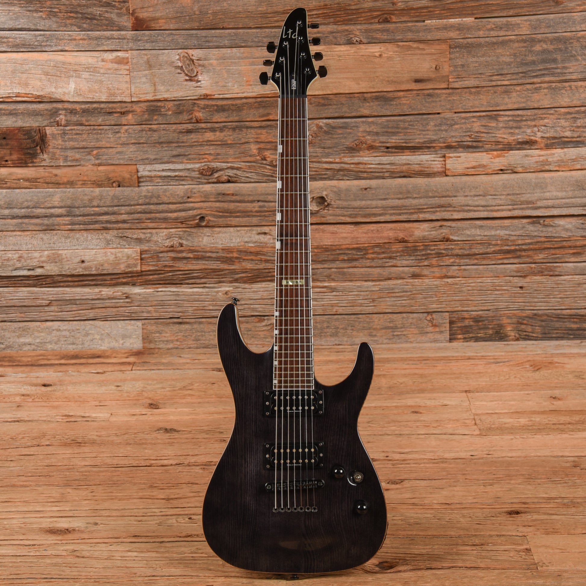 LTD H-207 Transparent Black Electric Guitars / Solid Body
