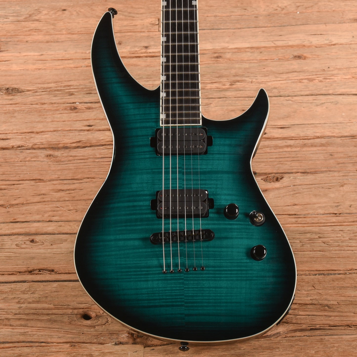 LTD H3-1000 Deluxe Black Turquoise Sunburst 2019 Electric Guitars / Solid Body