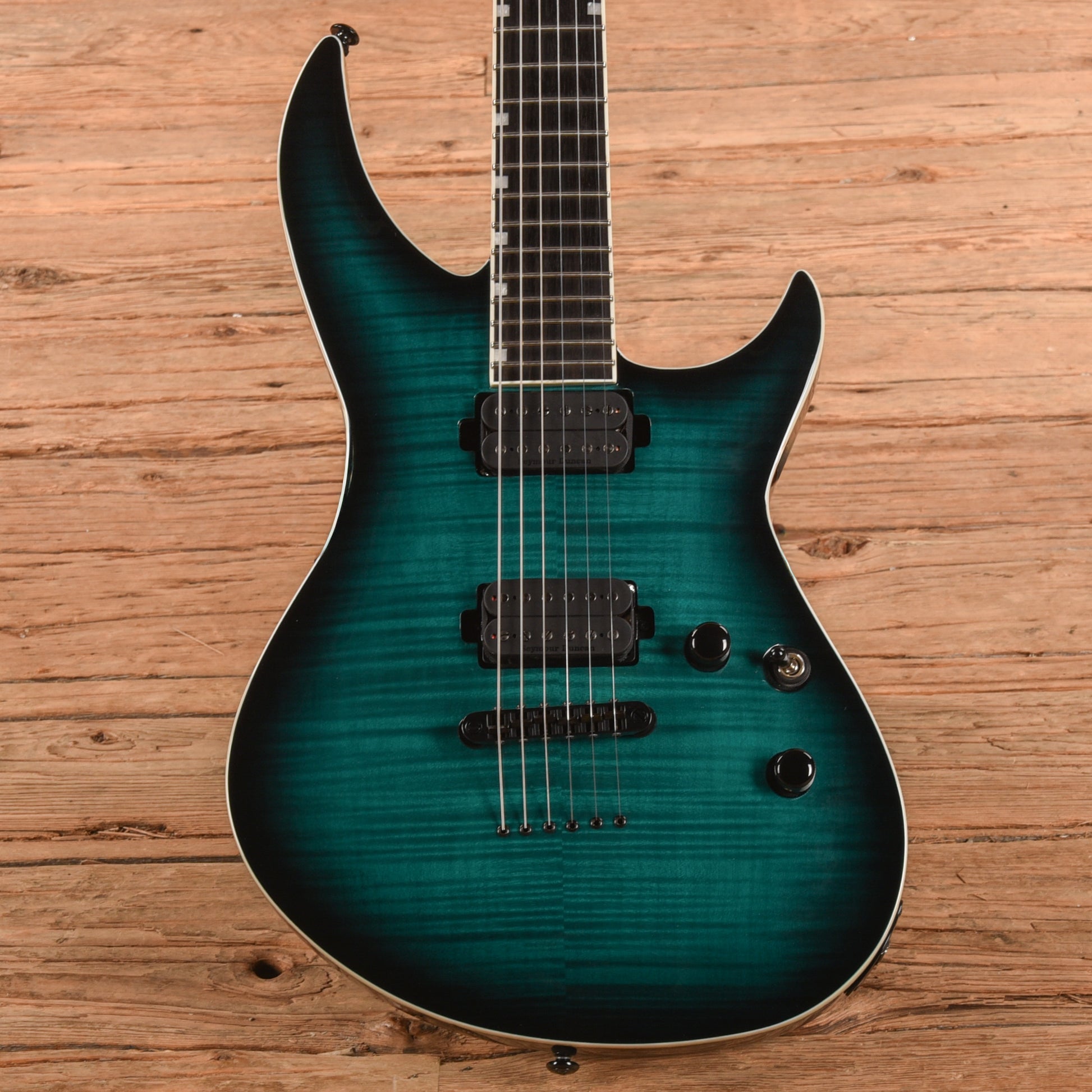LTD H3-1000 Deluxe Black Turquoise Sunburst 2019 Electric Guitars / Solid Body