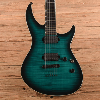 LTD H3-1000 Deluxe Black Turquoise Sunburst 2019 Electric Guitars / Solid Body