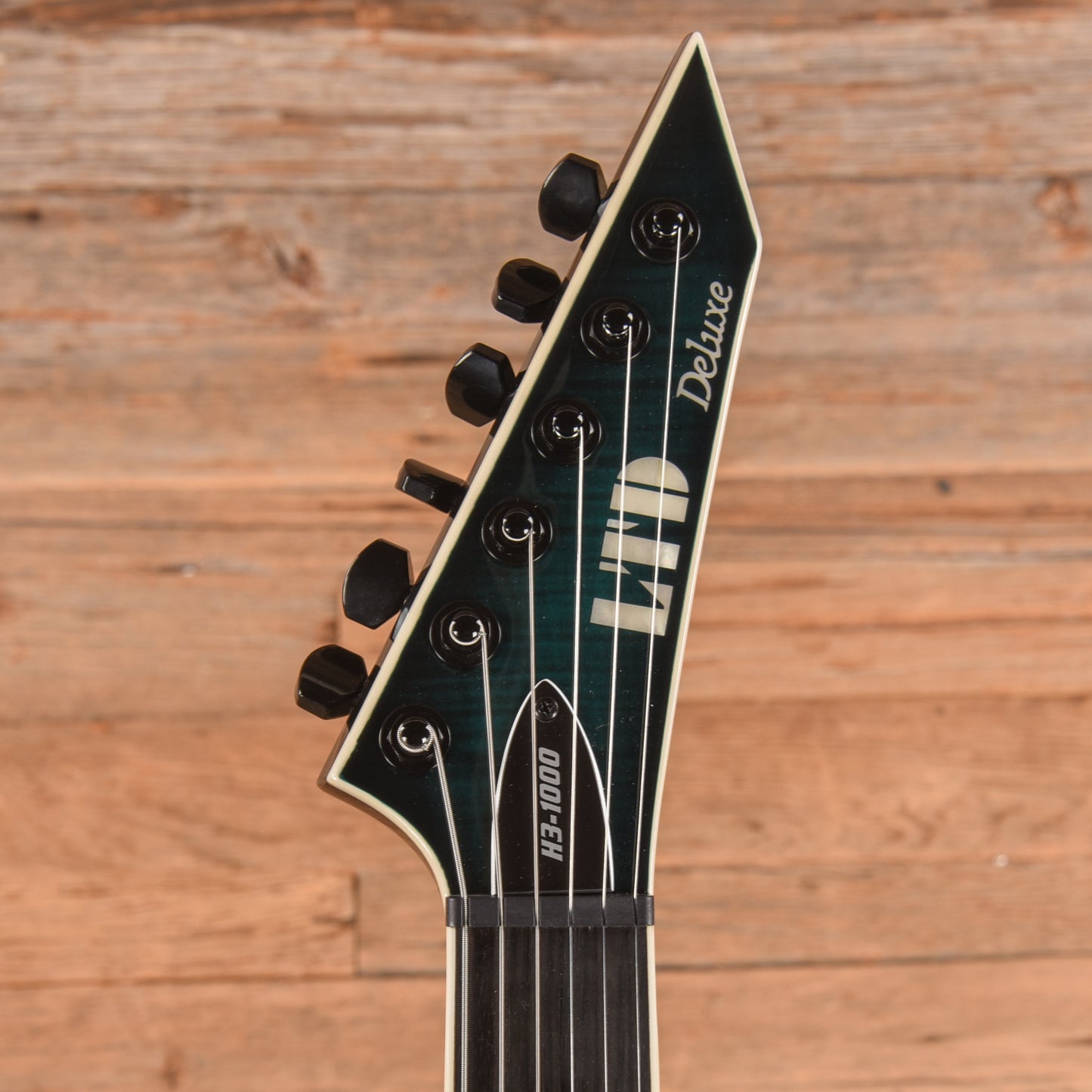 LTD H3-1000 Deluxe Black Turquoise Sunburst 2019 Electric Guitars / Solid Body
