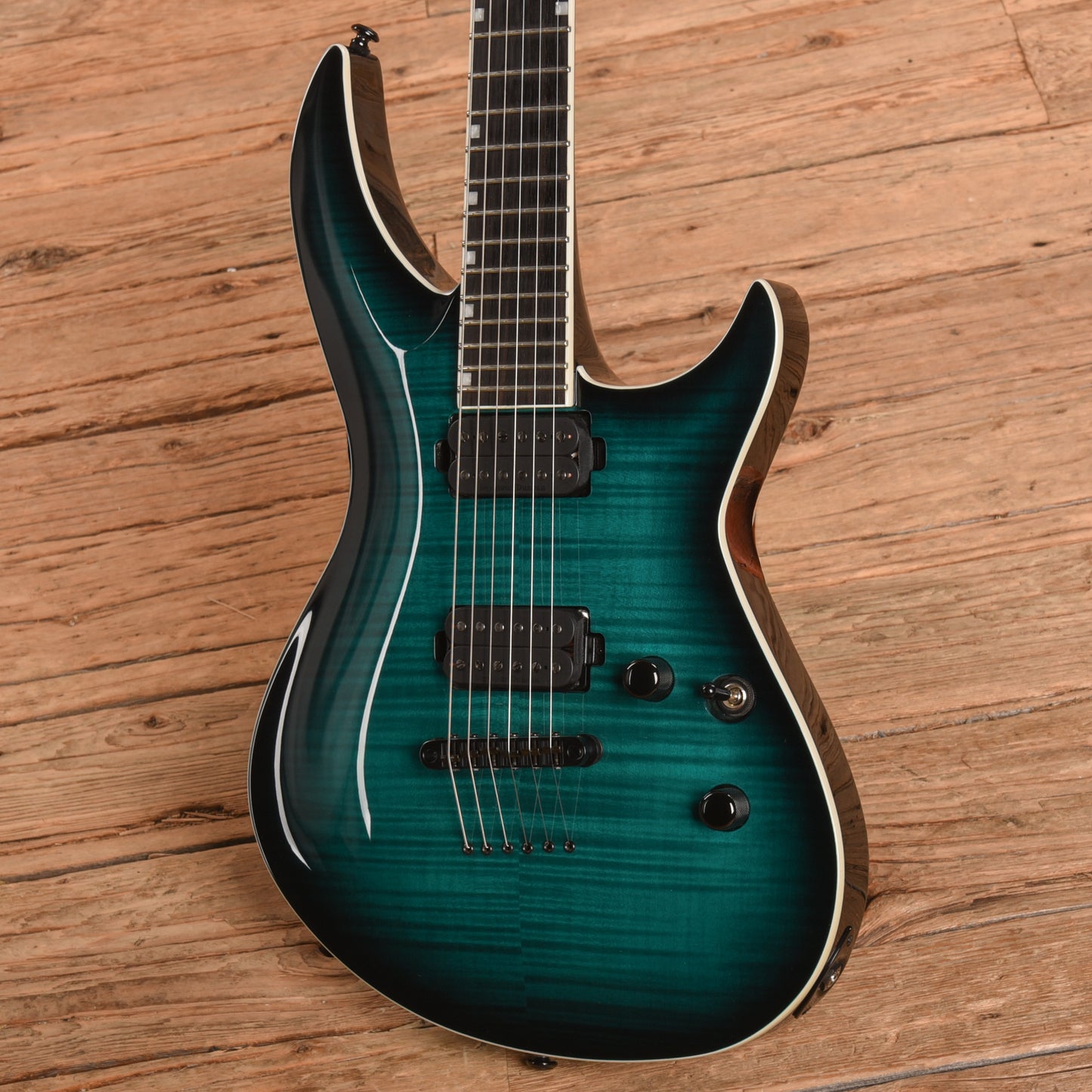 LTD H3-1000 Deluxe Black Turquoise Sunburst 2019 Electric Guitars / Solid Body
