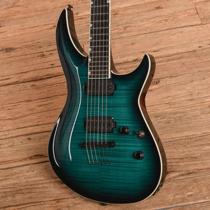 LTD H3-1000 Deluxe Black Turquoise Sunburst 2019 Electric Guitars / Solid Body