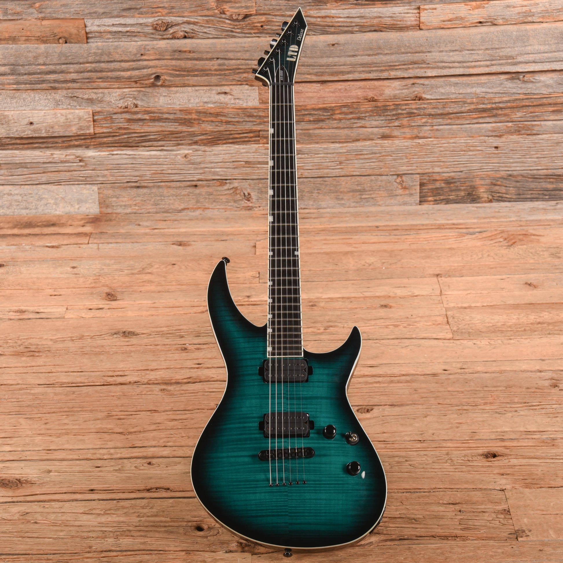 LTD H3-1000 Deluxe Black Turquoise Sunburst 2019 Electric Guitars / Solid Body
