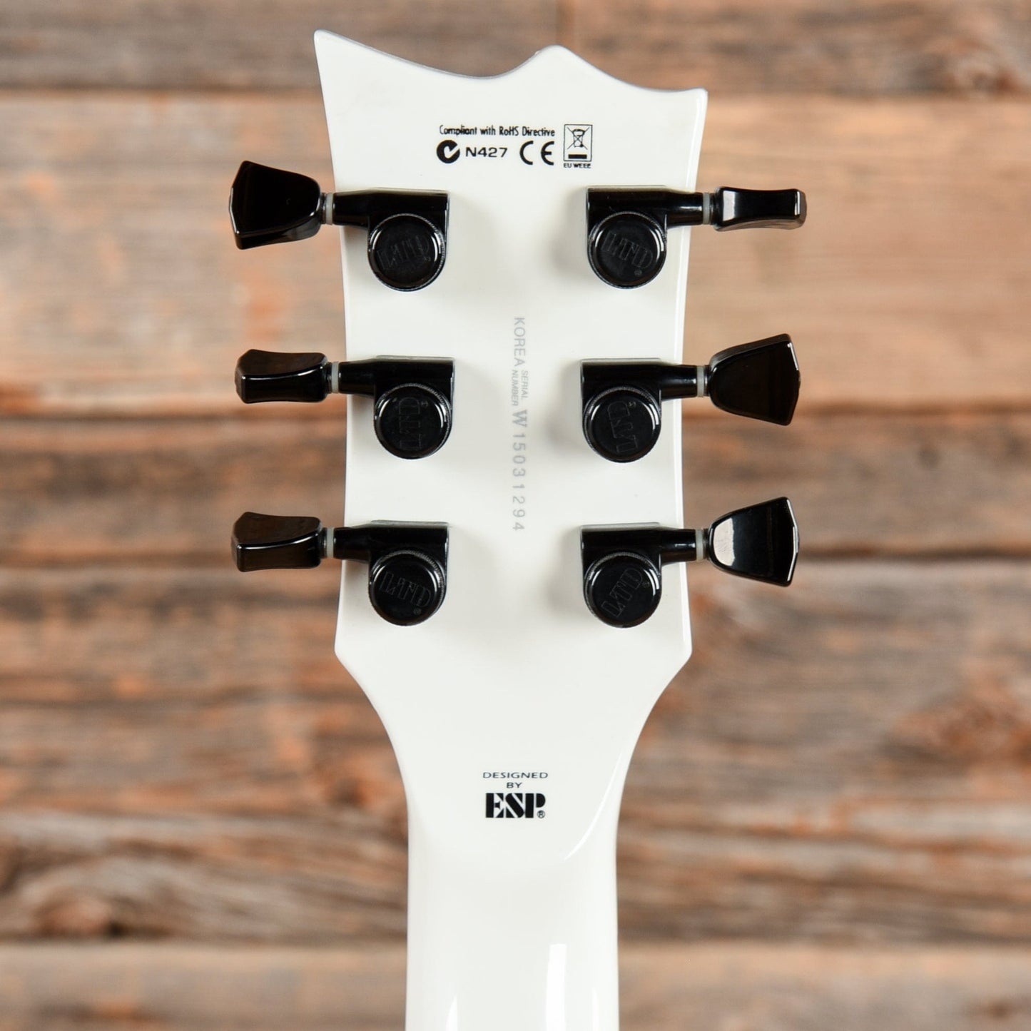 LTD Iron Cross James Hetfield Signature Snow White 2015 Electric Guitars / Solid Body