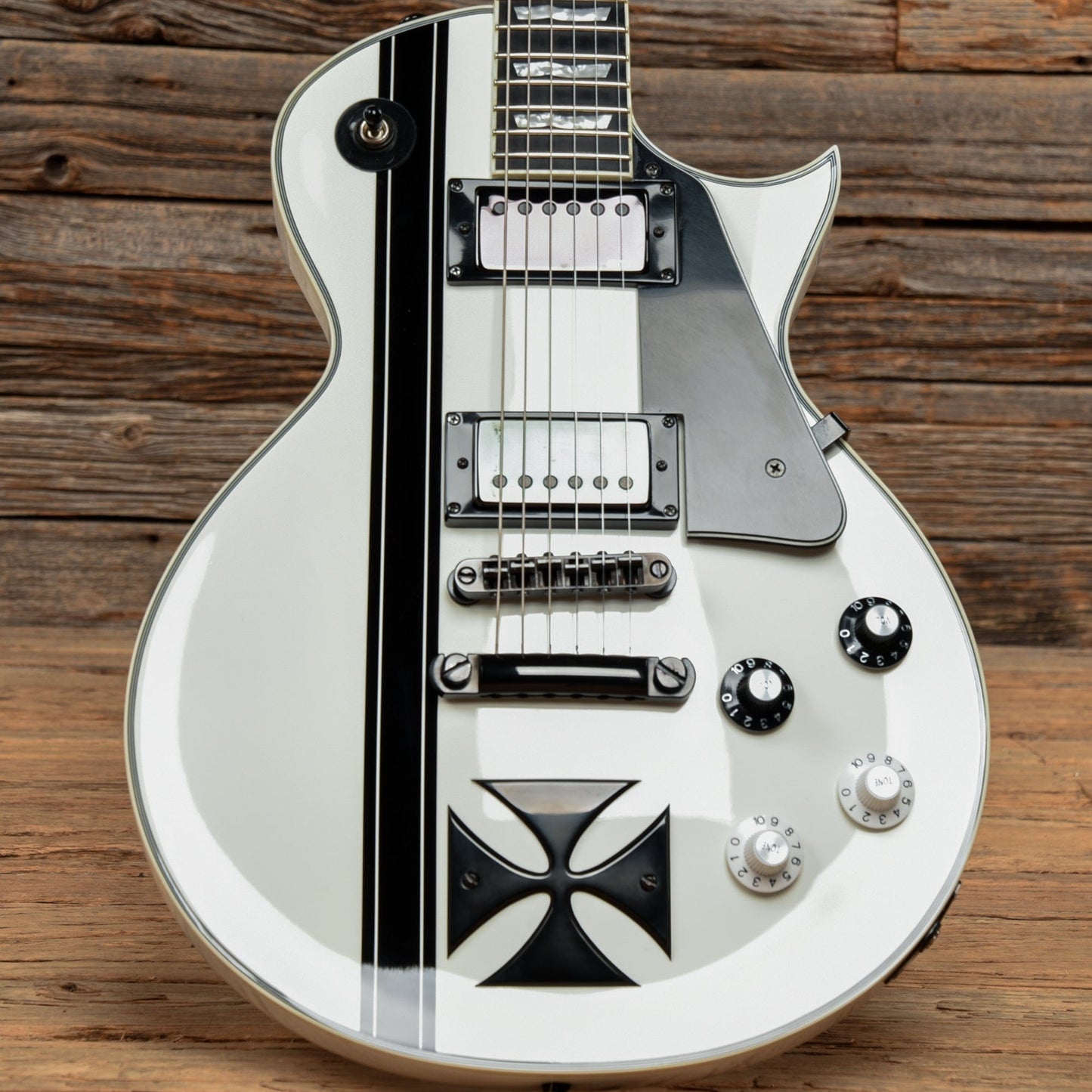 LTD Iron Cross James Hetfield Signature Snow White 2015 Electric Guitars / Solid Body