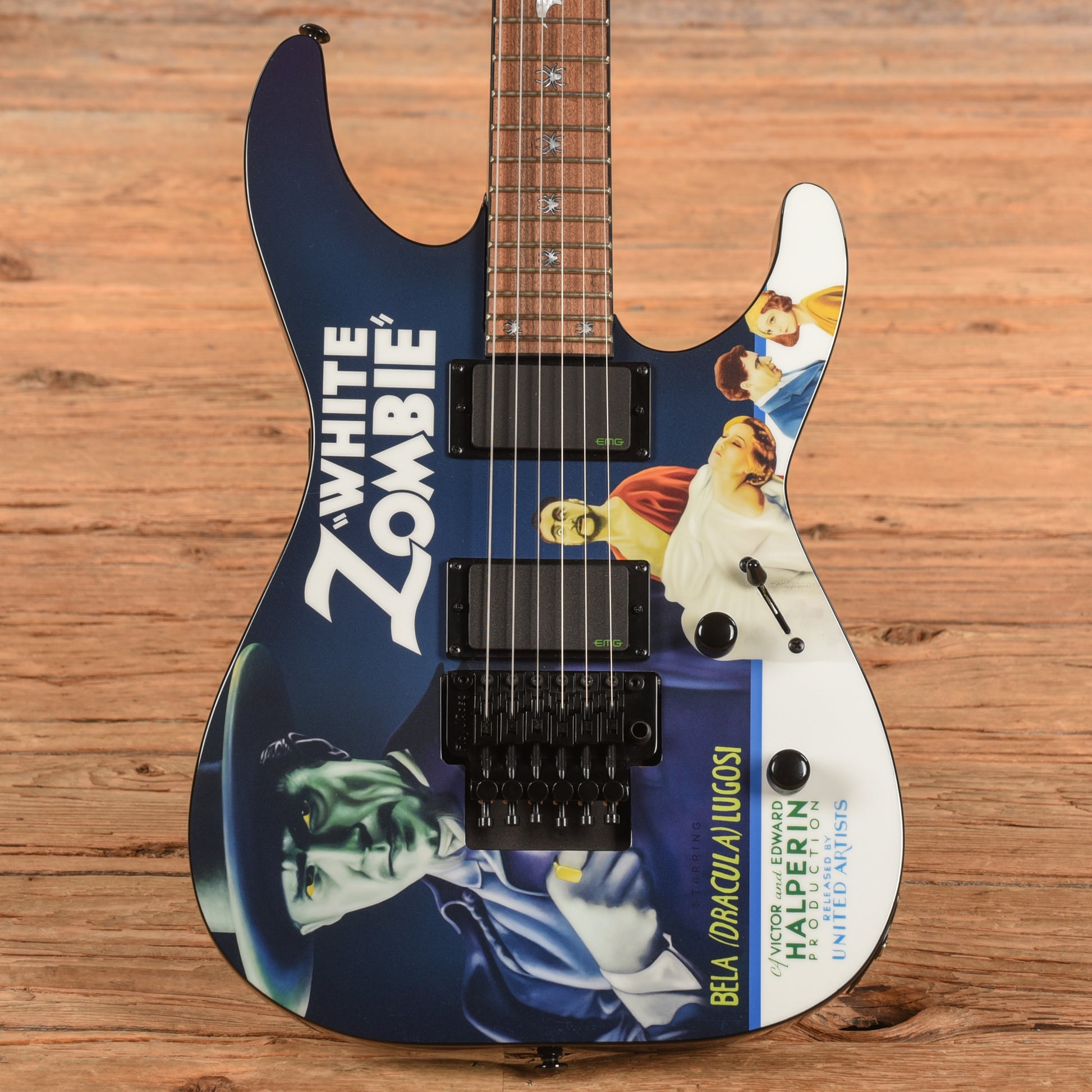 LTD KH-WZ White Zombie Kirk Hammett Signature Black 2018 Electric Guitars / Solid Body