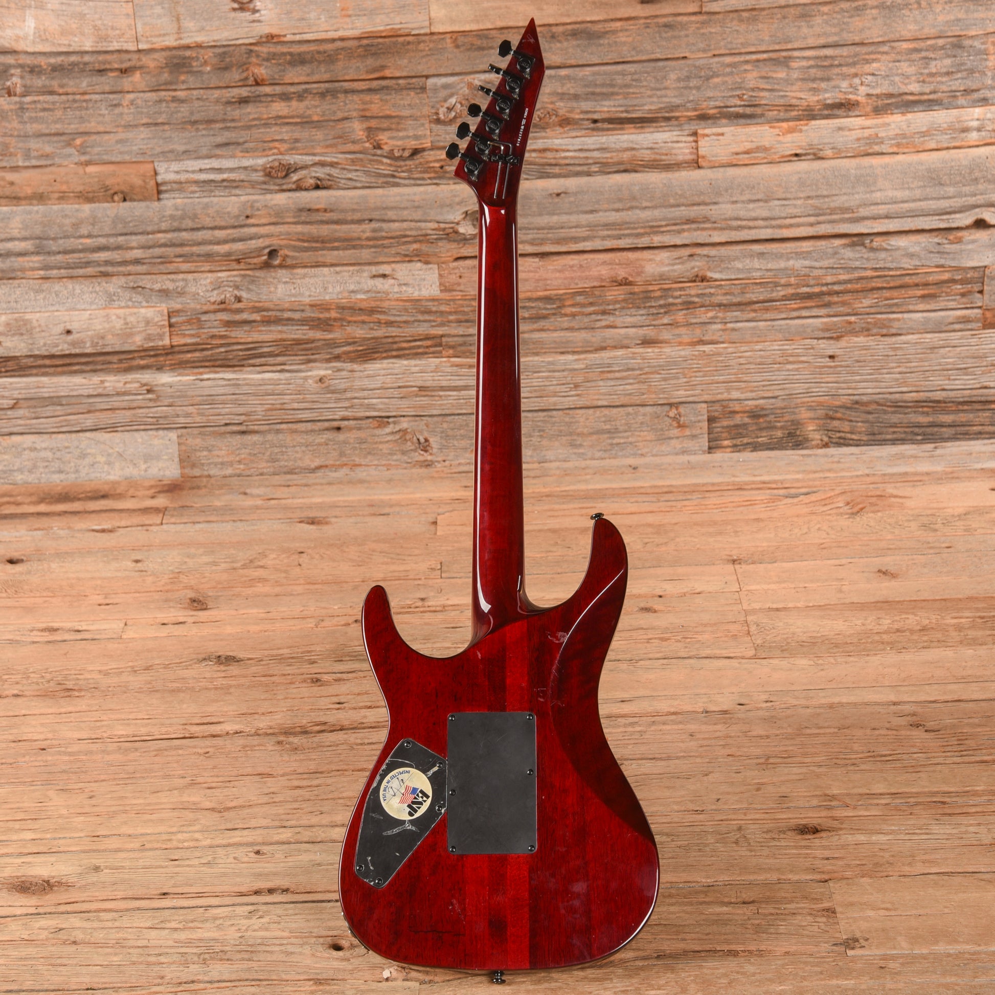 LTD M-302 Transparent Red Electric Guitars / Solid Body