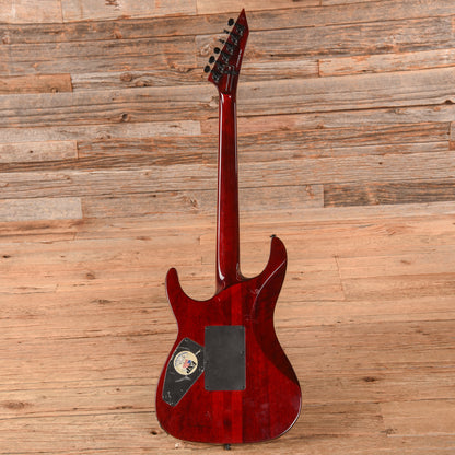 LTD M-302 Transparent Red Electric Guitars / Solid Body