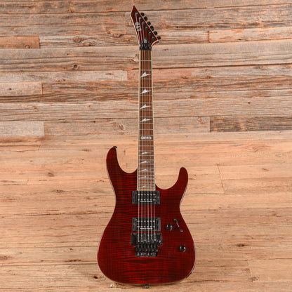 LTD M-302 Transparent Red Electric Guitars / Solid Body