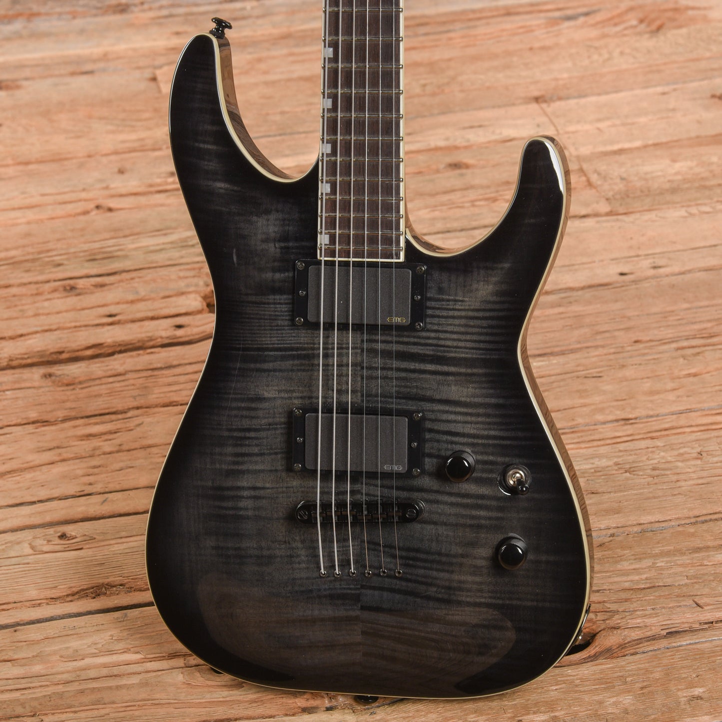 LTD MH-401B FM Transparent Black 2016 Electric Guitars / Solid Body