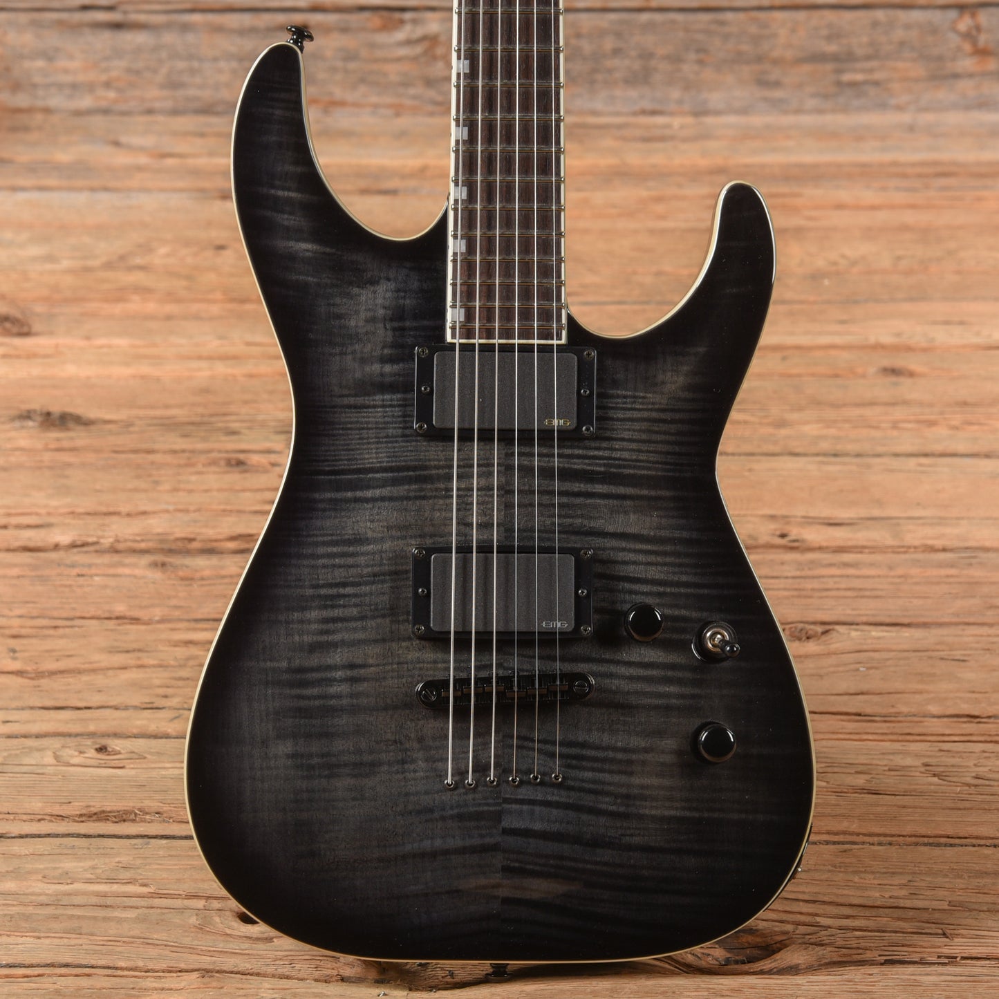 LTD MH-401B FM Transparent Black 2016 Electric Guitars / Solid Body