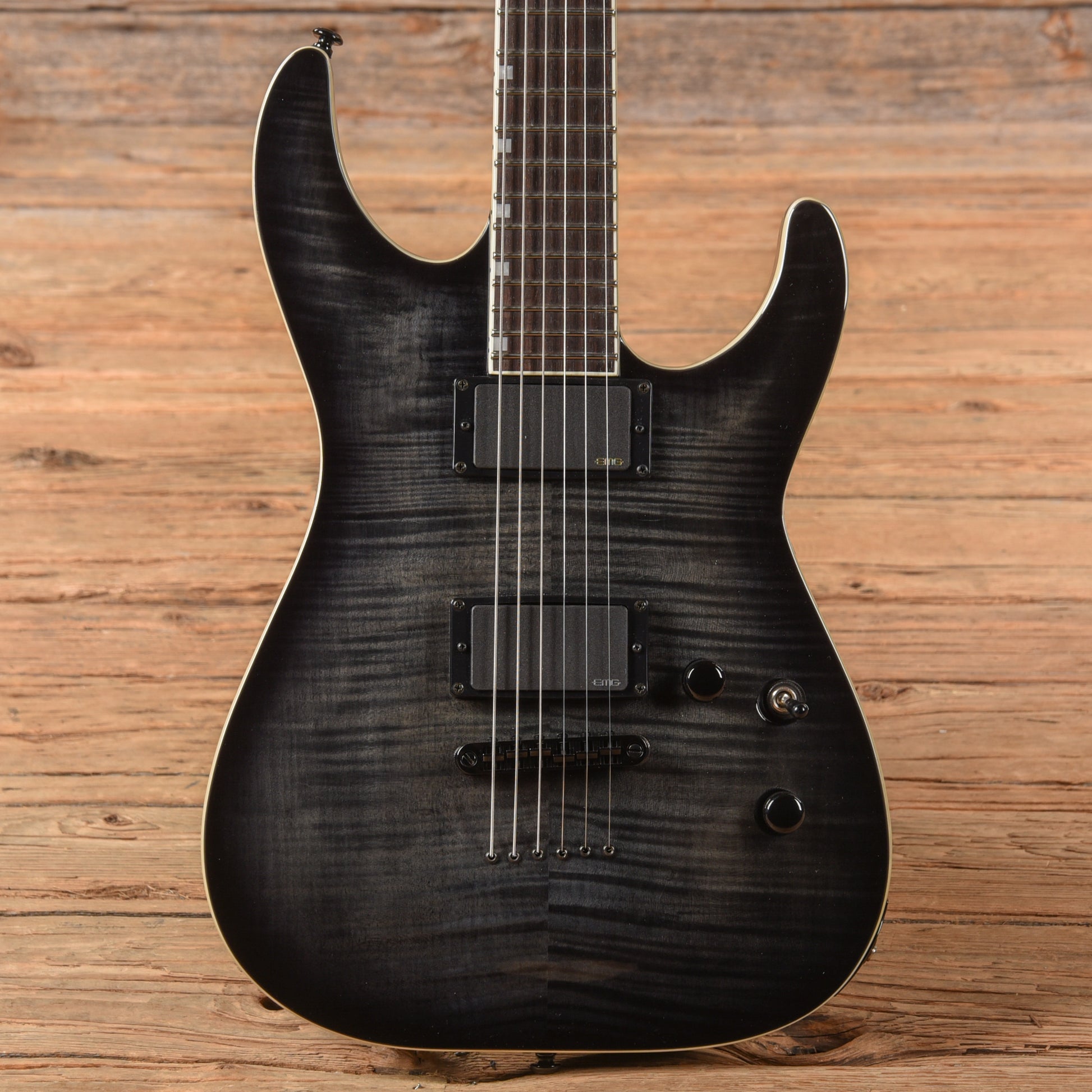 LTD MH-401B FM Transparent Black 2016 Electric Guitars / Solid Body