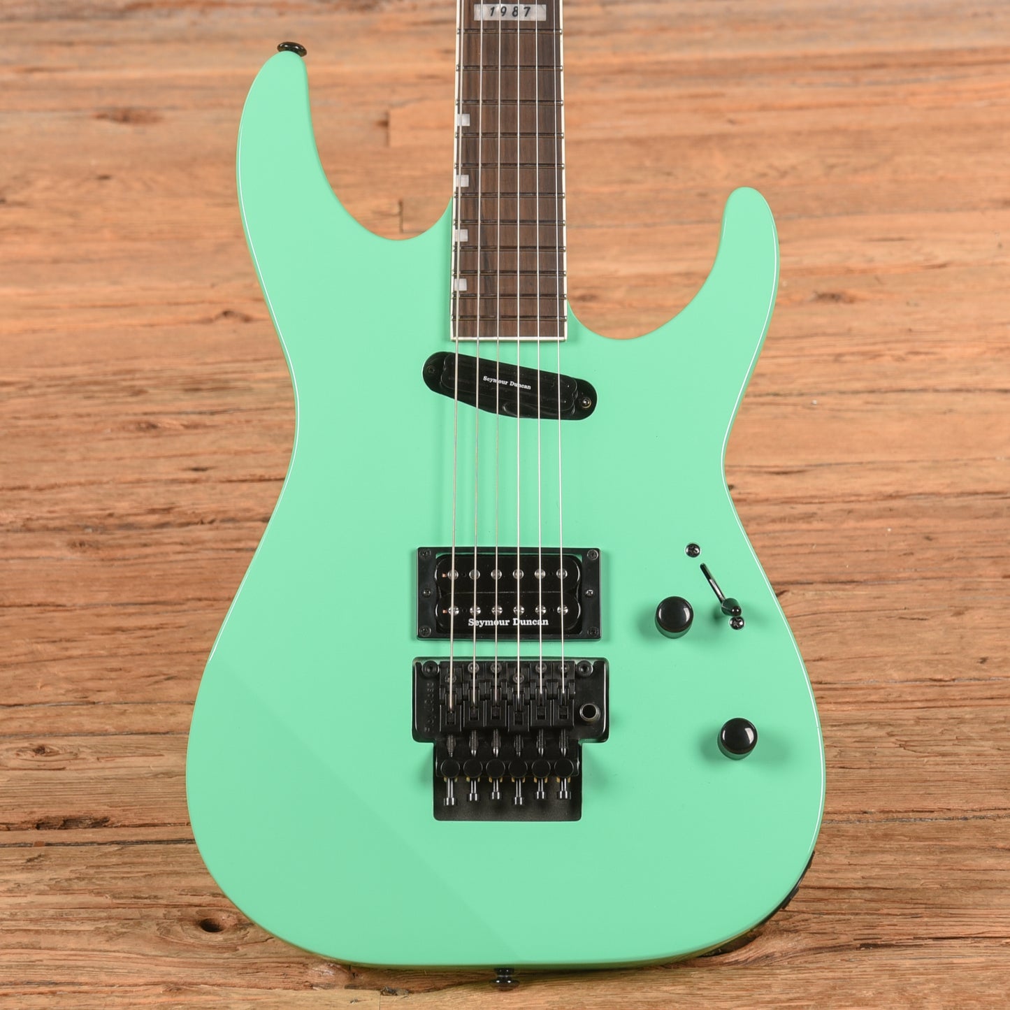 LTD Mirage Deluxe '87 Turquoise Turquoise 2022 Electric Guitars / Solid Body
