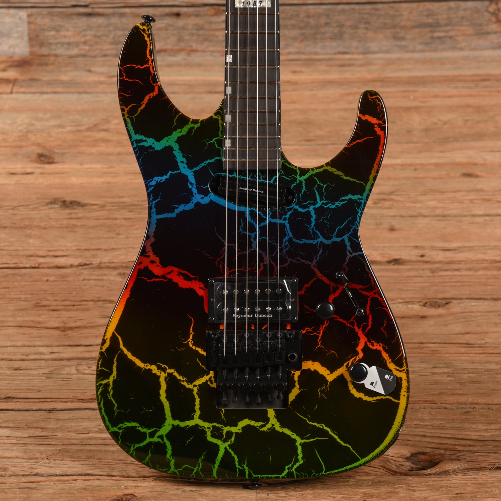 LTD Mirage Rainbow Crackle 2021 Electric Guitars / Solid Body