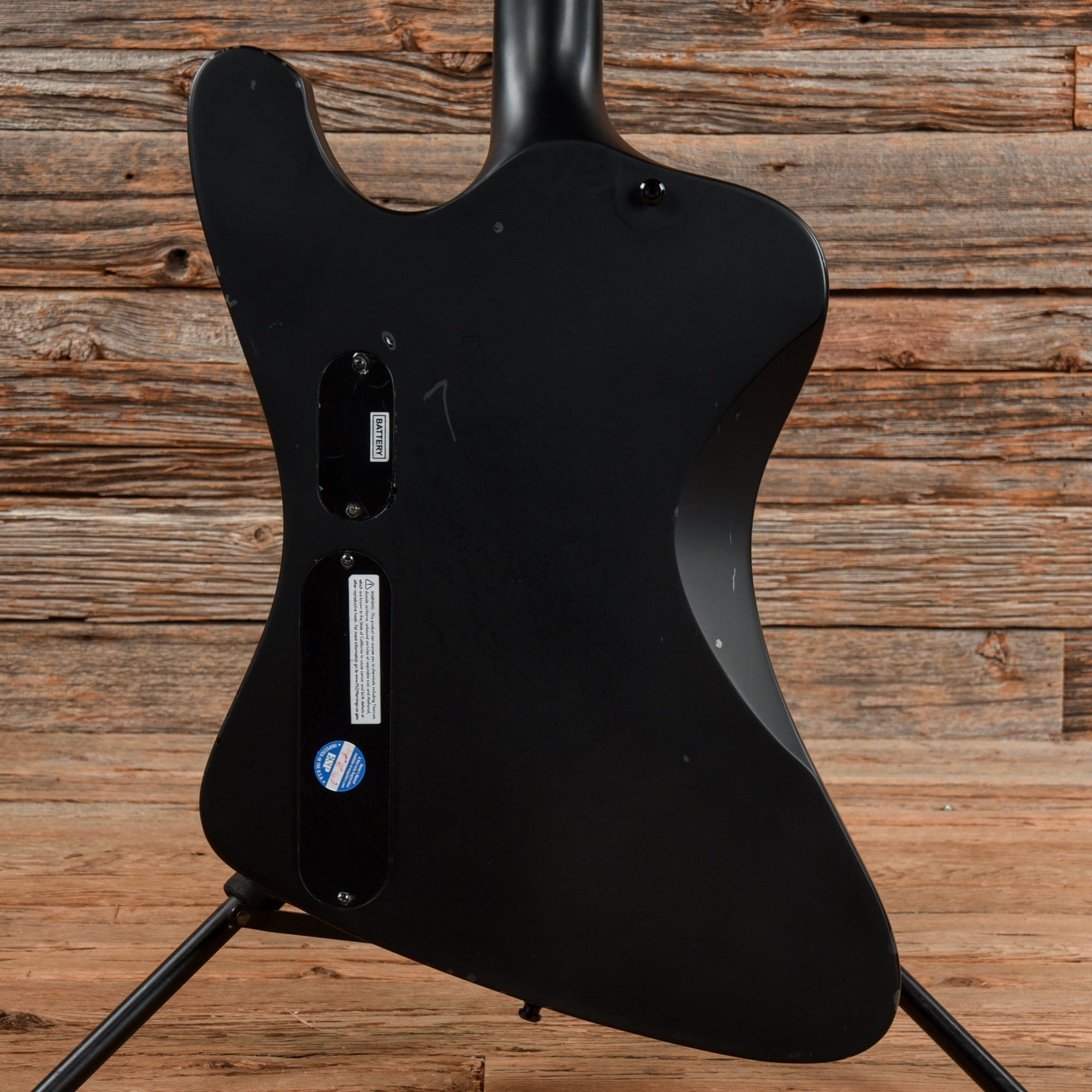 LTD Phoenix Black Metal Satin Black 2020 – Chicago Music Exchange