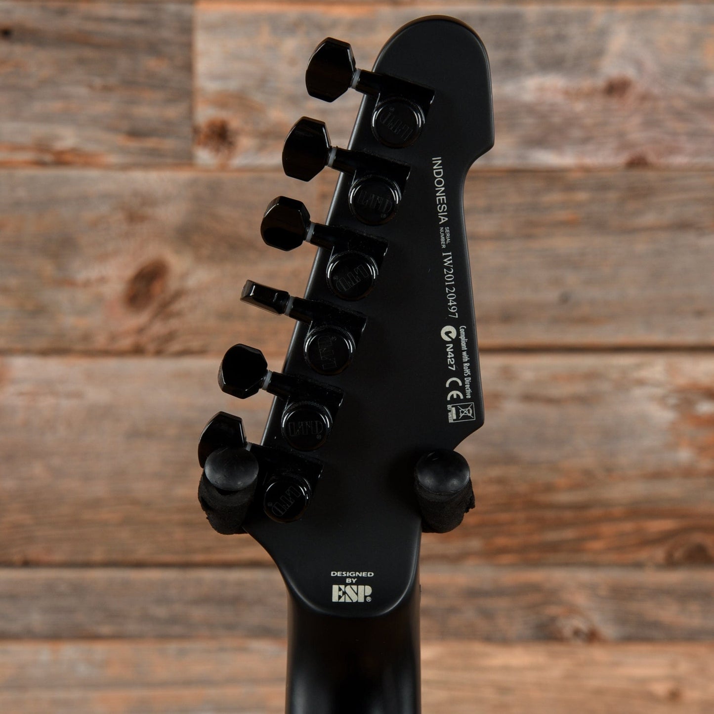 LTD Phoenix Black Metal Satin Black 2020 Electric Guitars / Solid Body