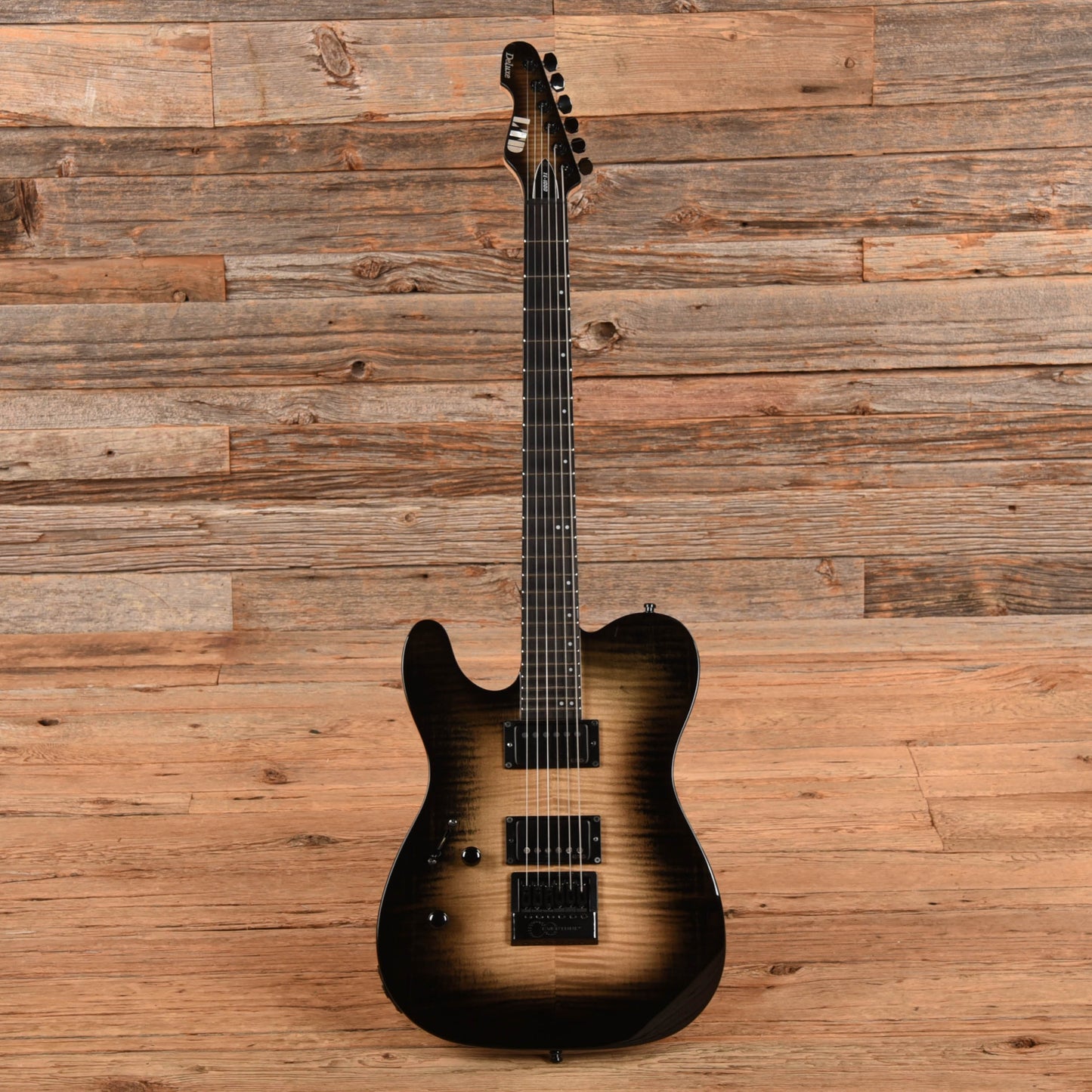LTD TE-1000 Evertune Black Natural Burst 2019 LEFTY Electric Guitars / Solid Body