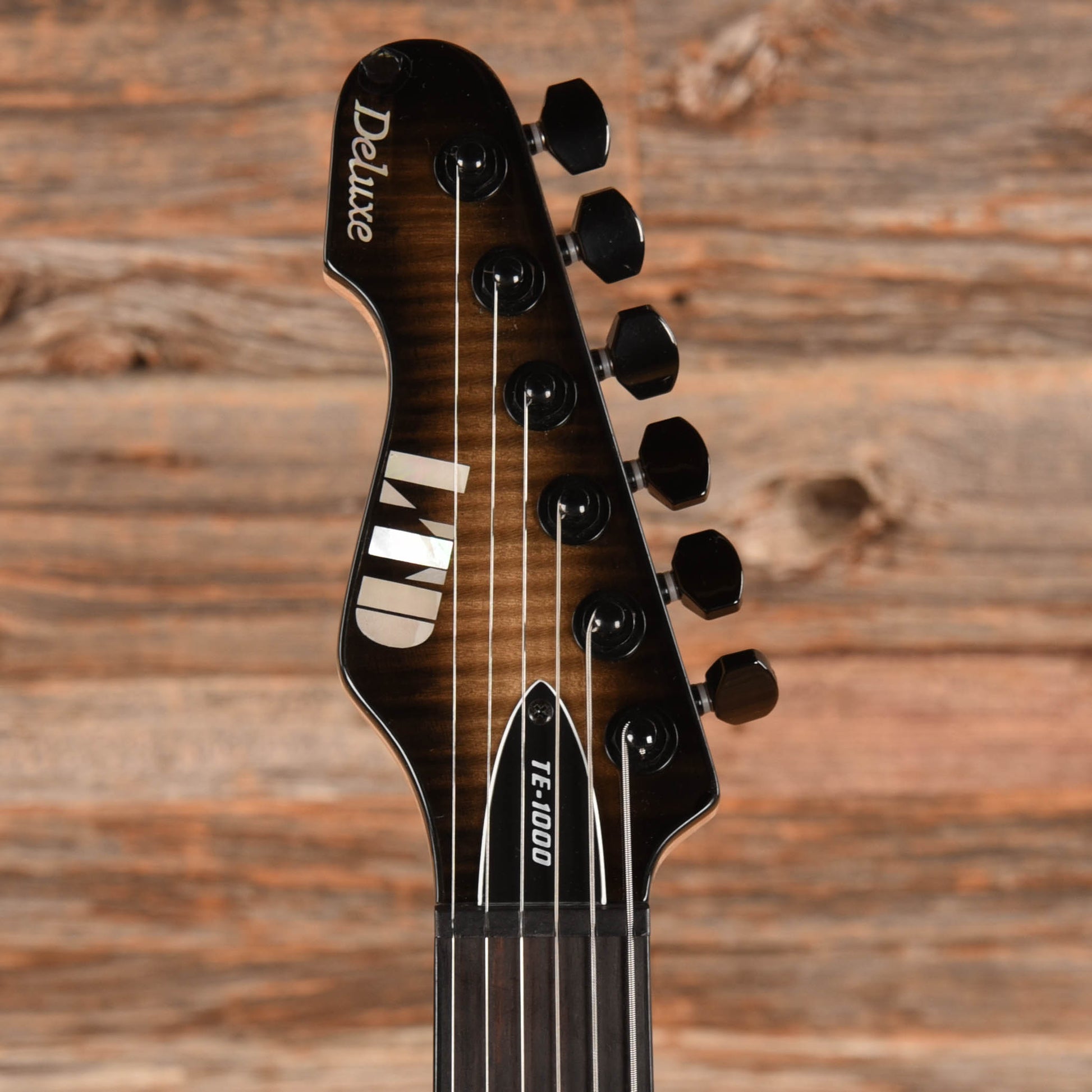 LTD TE-1000 Evertune Black Natural Burst 2019 LEFTY Electric Guitars / Solid Body