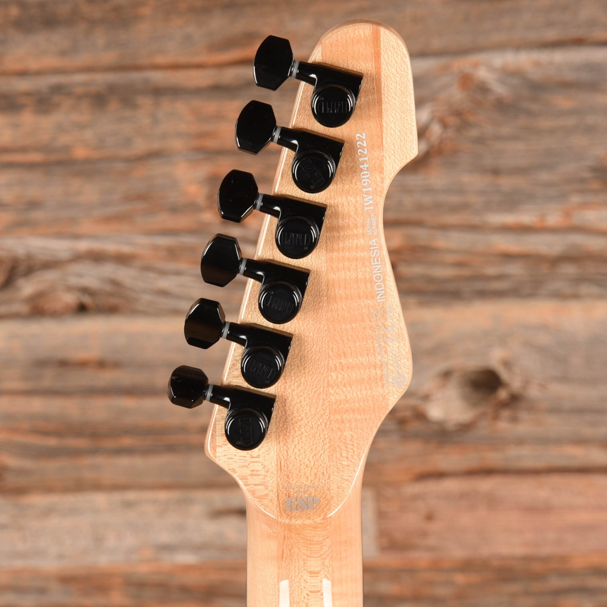 LTD TE-1000 Evertune Black Natural Burst 2019 LEFTY Electric Guitars / Solid Body