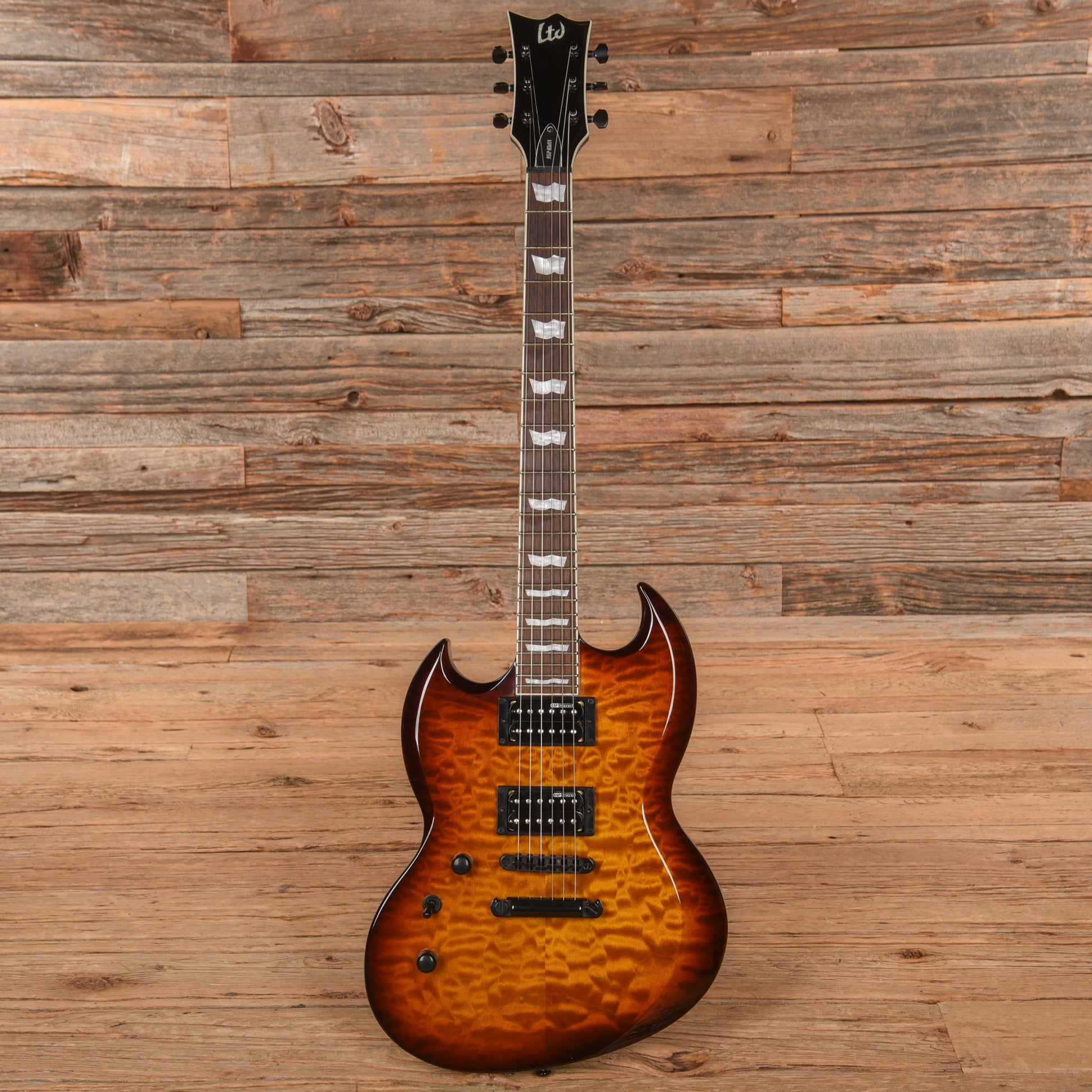 LTD Viper 256 Brown Sunburst 2022 LEFTY Electric Guitars / Solid Body
