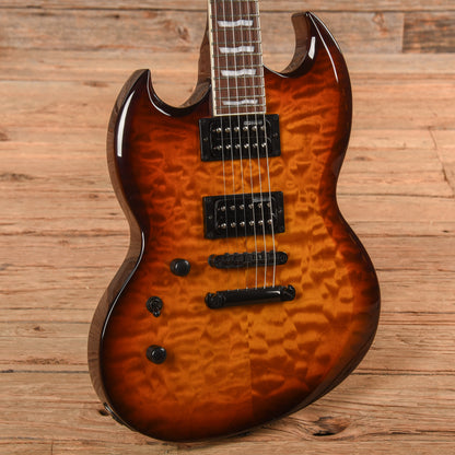 LTD Viper 256 Brown Sunburst 2022 LEFTY Electric Guitars / Solid Body