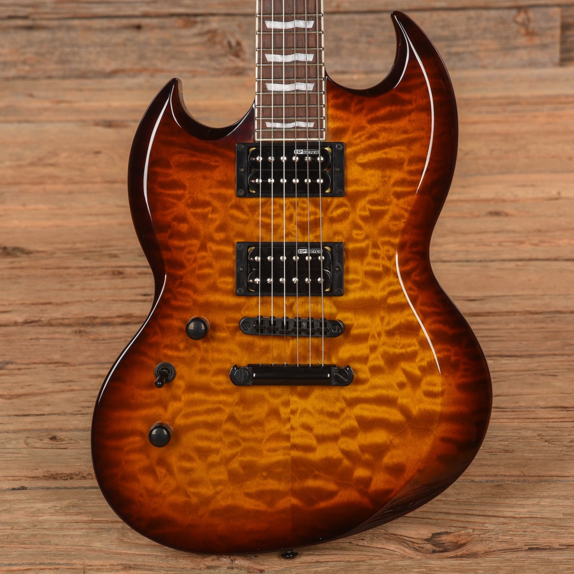 LTD Viper 256 Brown Sunburst 2022 LEFTY Electric Guitars / Solid Body