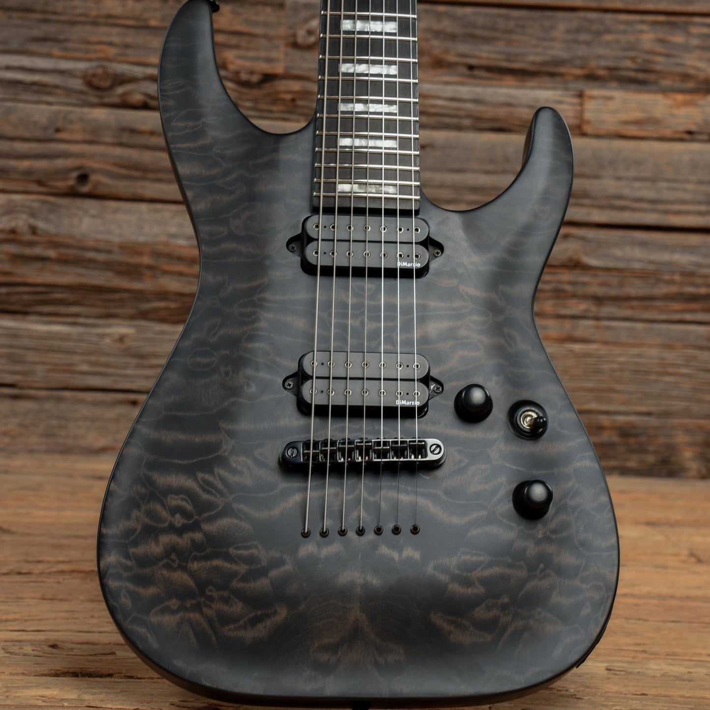 LTD ZH-7 Zach Householder Signature See Thru Black Satin 2013 Electric Guitars / Solid Body