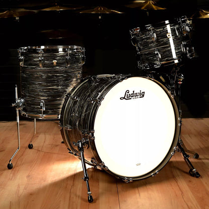 Ludwig Classic Maple 13/16/22 3pc. Drum Kit Vintage Black Oyster Drum Kits