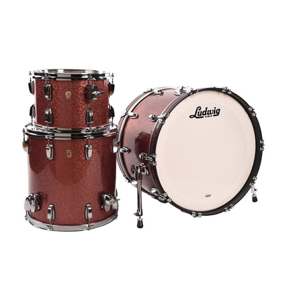 Ludwig Classic Maple 13/16/22 3pc. Drum Kit Hybrid Copper Sparkle Drums and Percussion / Acoustic Drums / Full Acoustic Kits