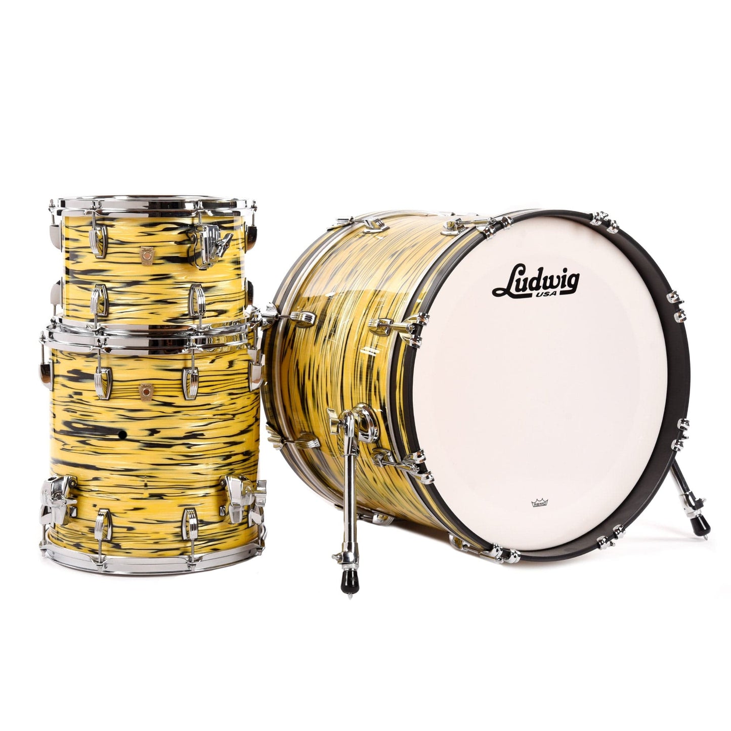 Ludwig Classic Maple 13/16/22 3pc. Drum Kit Lemon Oyster Drums and Percussion / Acoustic Drums / Full Acoustic Kits