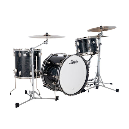 Ludwig Classic Maple 13/16/22 3pc. Drum Kit Limited Ebony Pearl w/ Nickel Hardware Drums and Percussion / Acoustic Drums / Full Acoustic Kits
