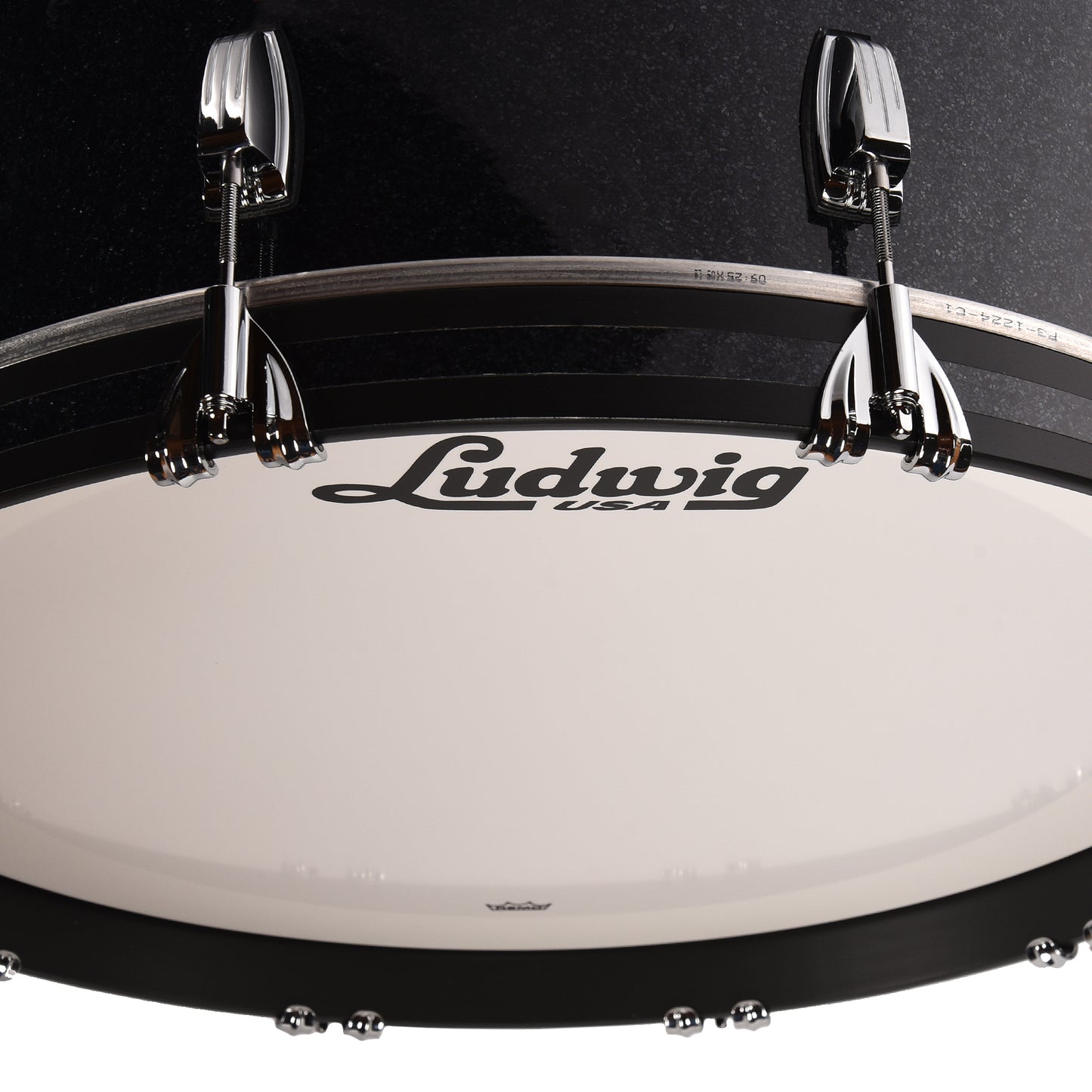 Ludwig Classic Maple 13/16/24 3pc. Drum Kit Hybrid Black Sparkle Drums and Percussion / Acoustic Drums / Full Acoustic Kits