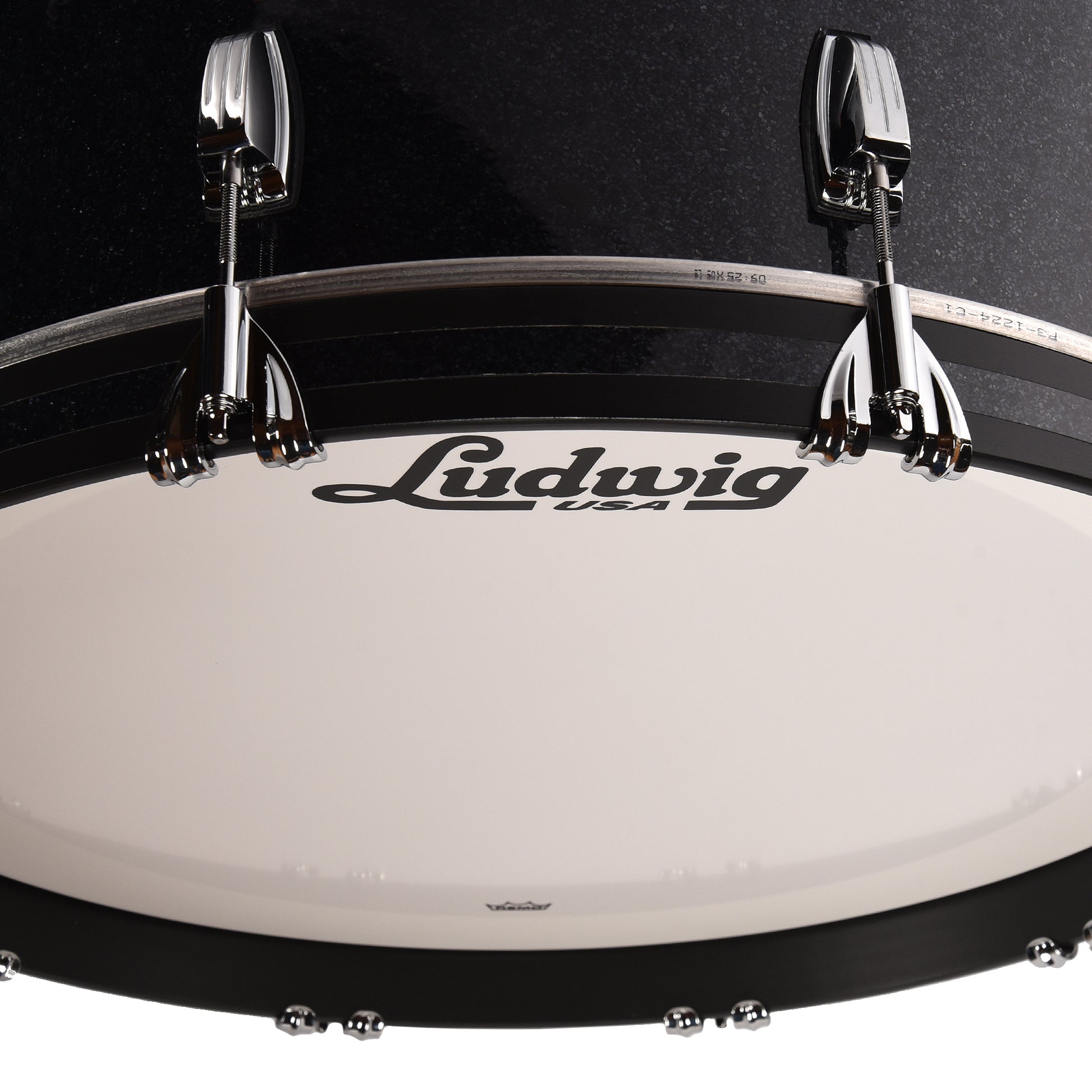 Ludwig Classic Maple 13/16/24 3pc. Drum Kit Hybrid Black Sparkle Drums and Percussion / Acoustic Drums / Full Acoustic Kits