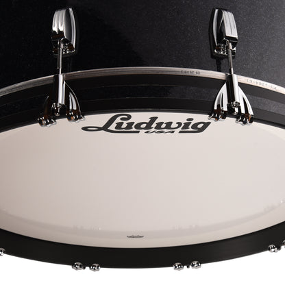 Ludwig Classic Maple 13/16/24 3pc. Drum Kit Hybrid Black Sparkle Drums and Percussion / Acoustic Drums / Full Acoustic Kits