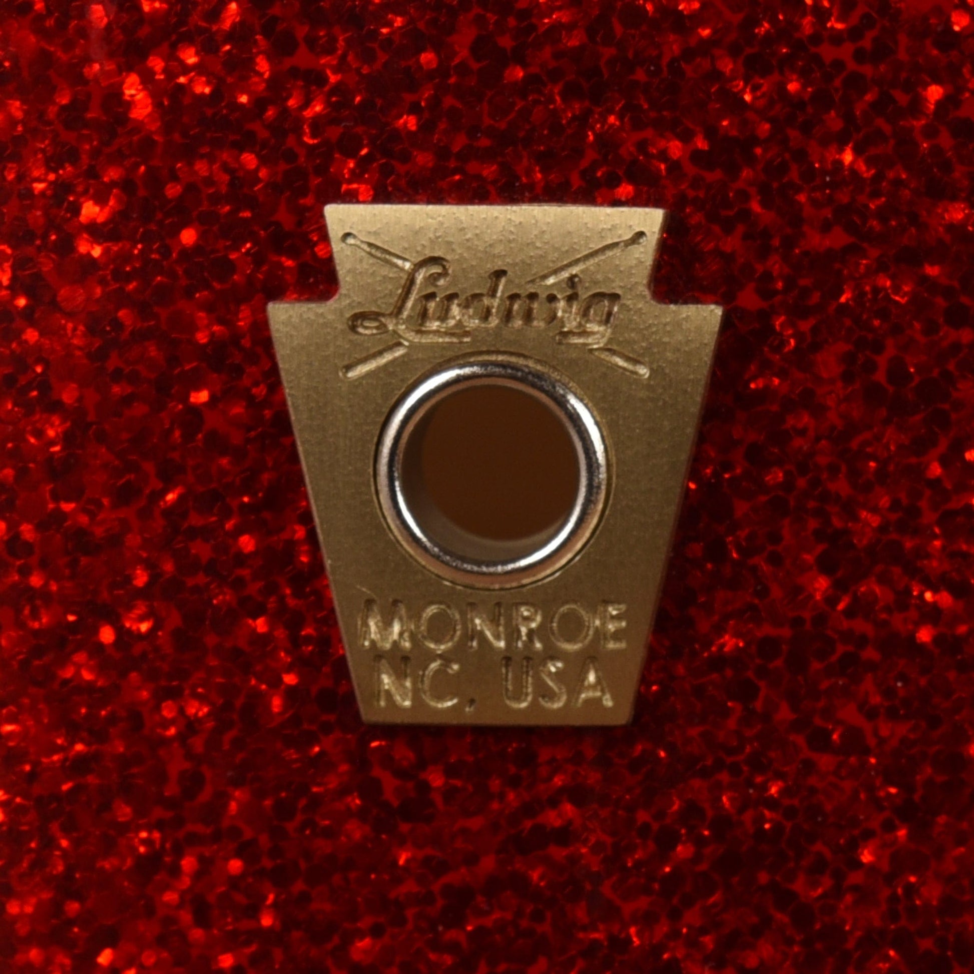 Ludwig Classic Maple Pro Beat 24 3pc. Drum Kit Red Sparkle Drums and Percussion / Acoustic Drums / Full Acoustic Kits