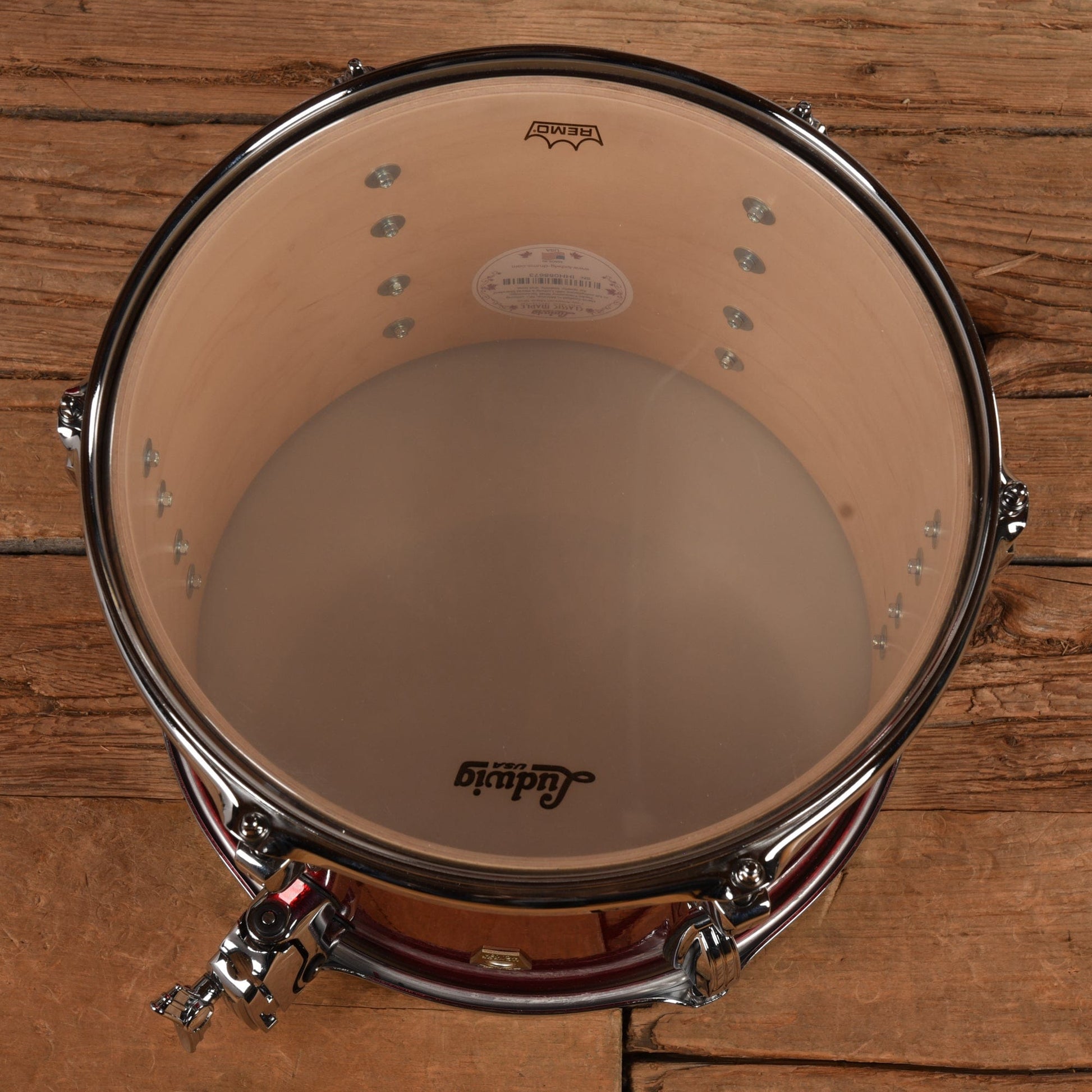 Ludwig Classic Maple Pro Beat 24 3pc. Drum Kit Red Sparkle Drums and Percussion / Acoustic Drums / Full Acoustic Kits