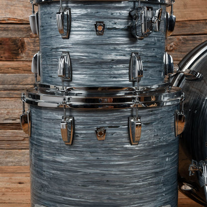 Ludwig Classic Oak 13/16/22 3pc. Drum Kit Vintage Blue Oyster Drums and Percussion / Acoustic Drums / Full Acoustic Kits