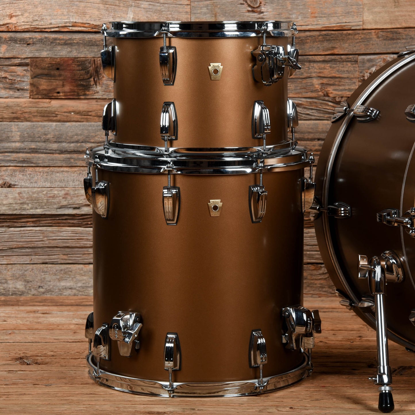 Ludwig Ludwig Classic Maple 13/16/24 3pc. Drum Kit Vintage Bronze Mist USED Drums and Percussion / Acoustic Drums / Full Acoustic Kits