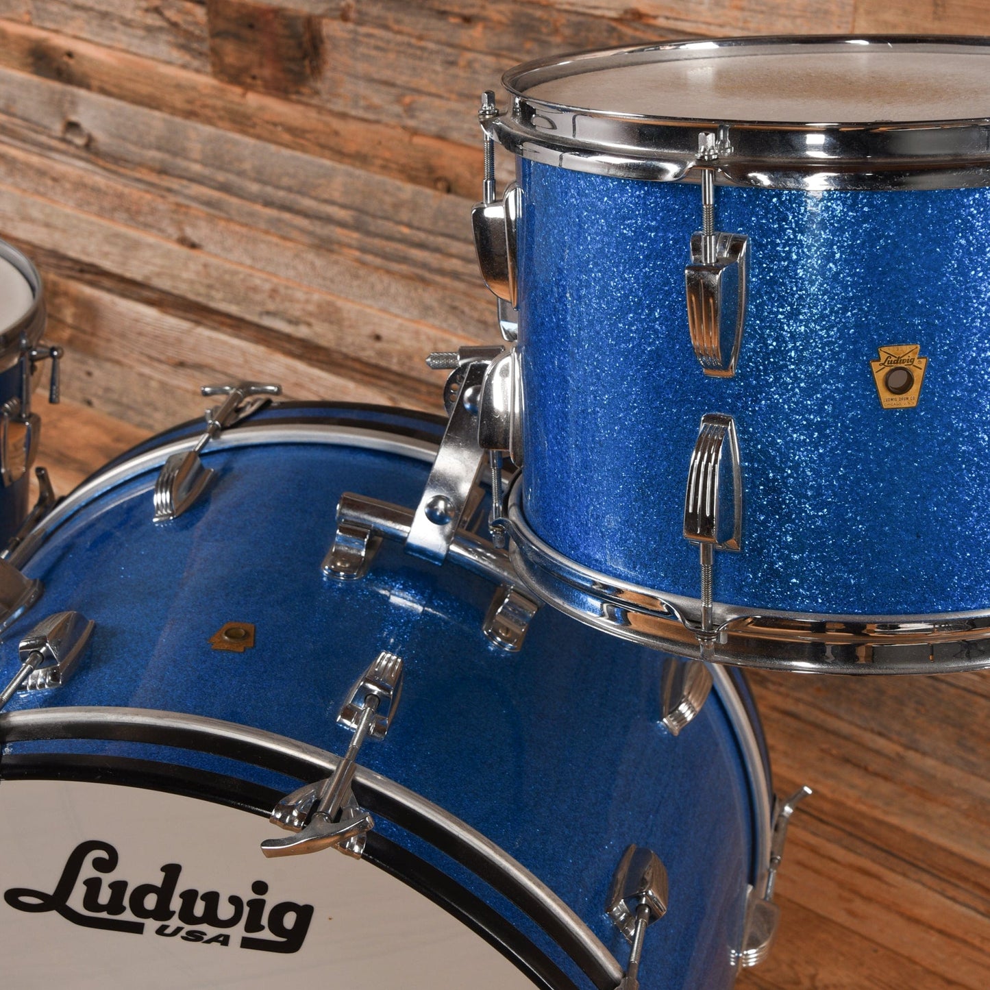 Ludwig Super Classic 22/13/16 Blue Sparkle 1967 Drums and Percussion / Acoustic Drums / Full Acoustic Kits