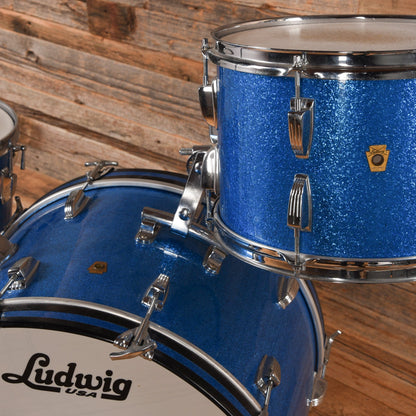 Ludwig Super Classic 22/13/16 Blue Sparkle 1967 Drums and Percussion / Acoustic Drums / Full Acoustic Kits