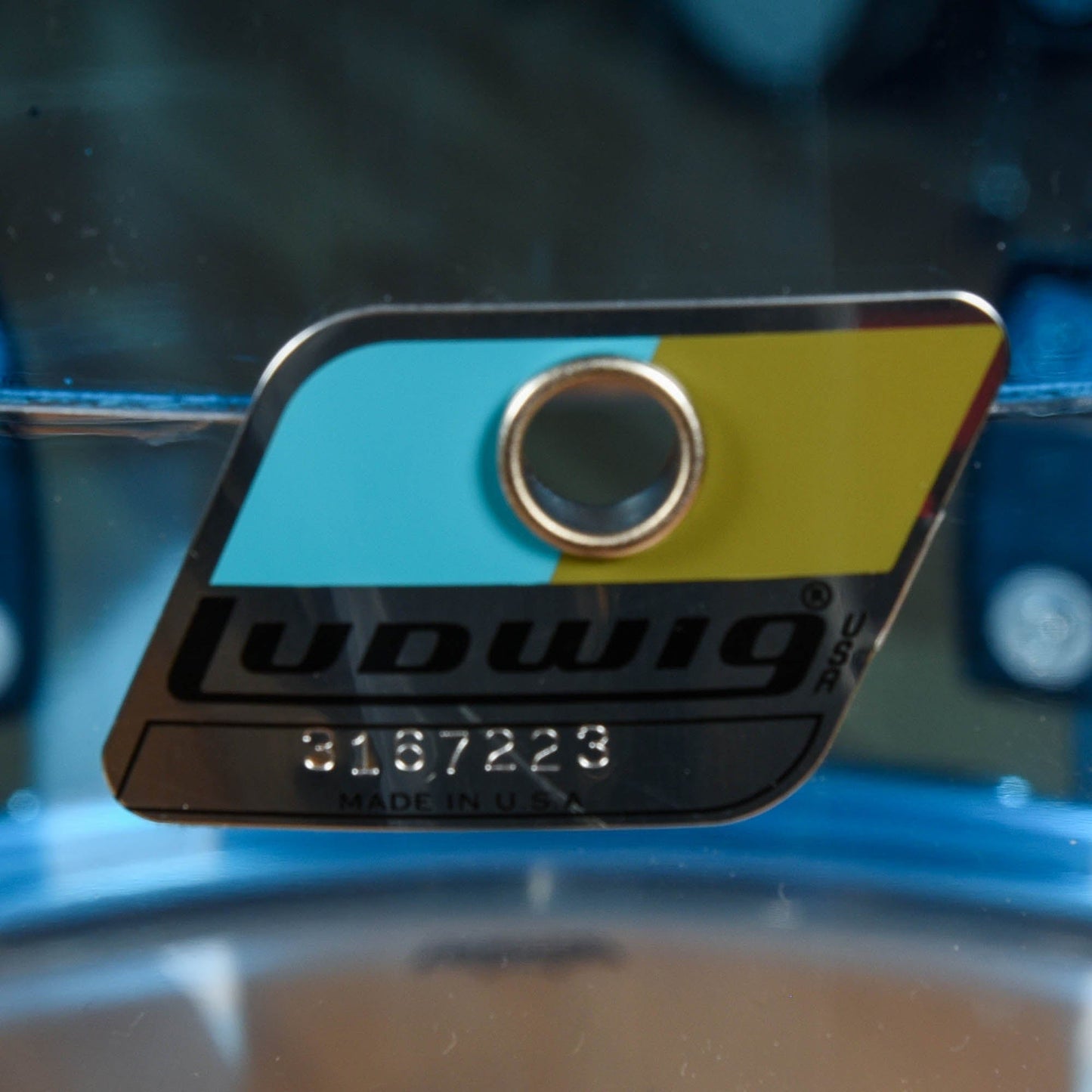 Ludwig Vistalite 13/16/24 3pc. Drum Kit Blue/Clear/Blue Limited Edition Drums and Percussion / Acoustic Drums / Full Acoustic Kits