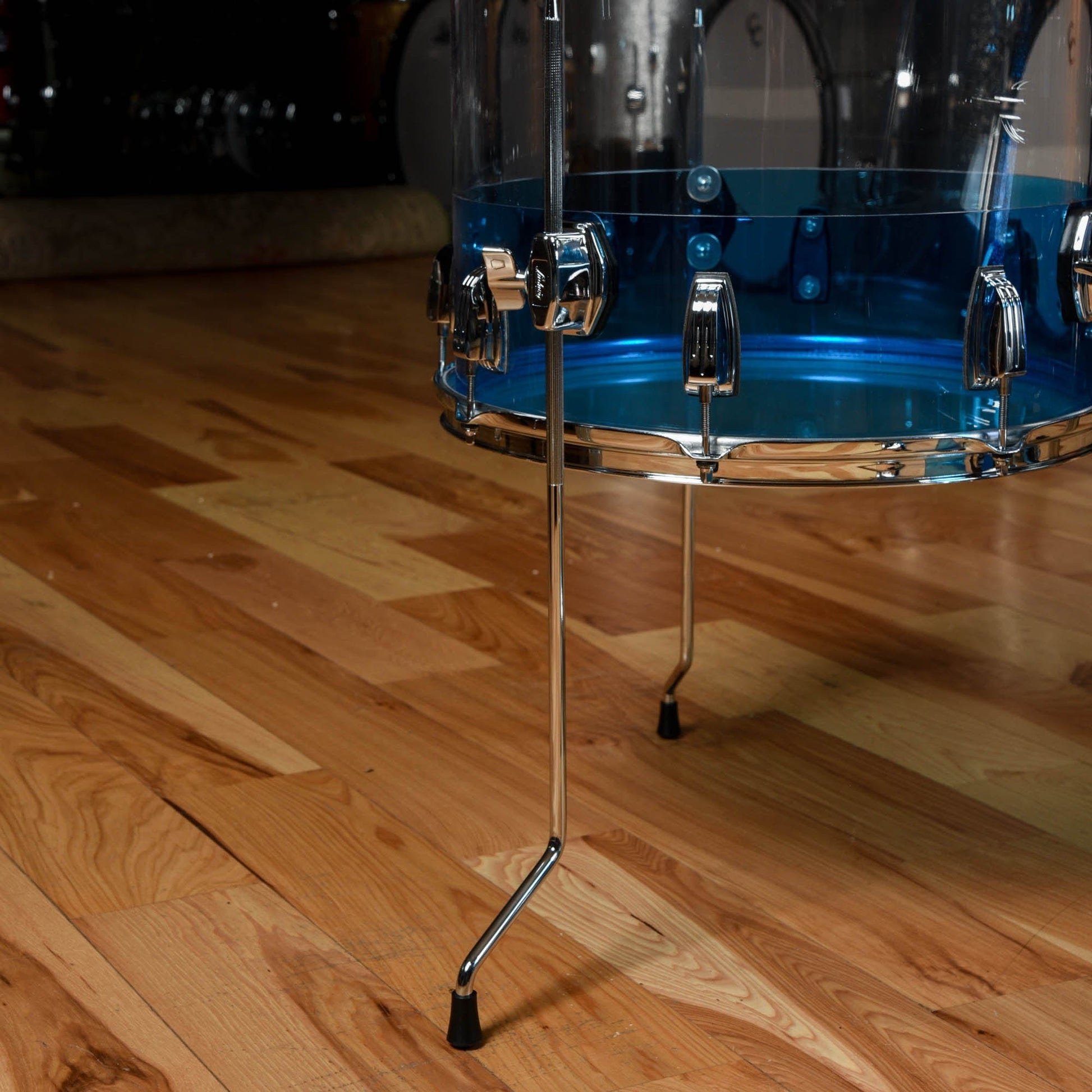 Ludwig Vistalite 13/16/24 3pc. Drum Kit Blue/Clear/Blue Limited Edition Drums and Percussion / Acoustic Drums / Full Acoustic Kits