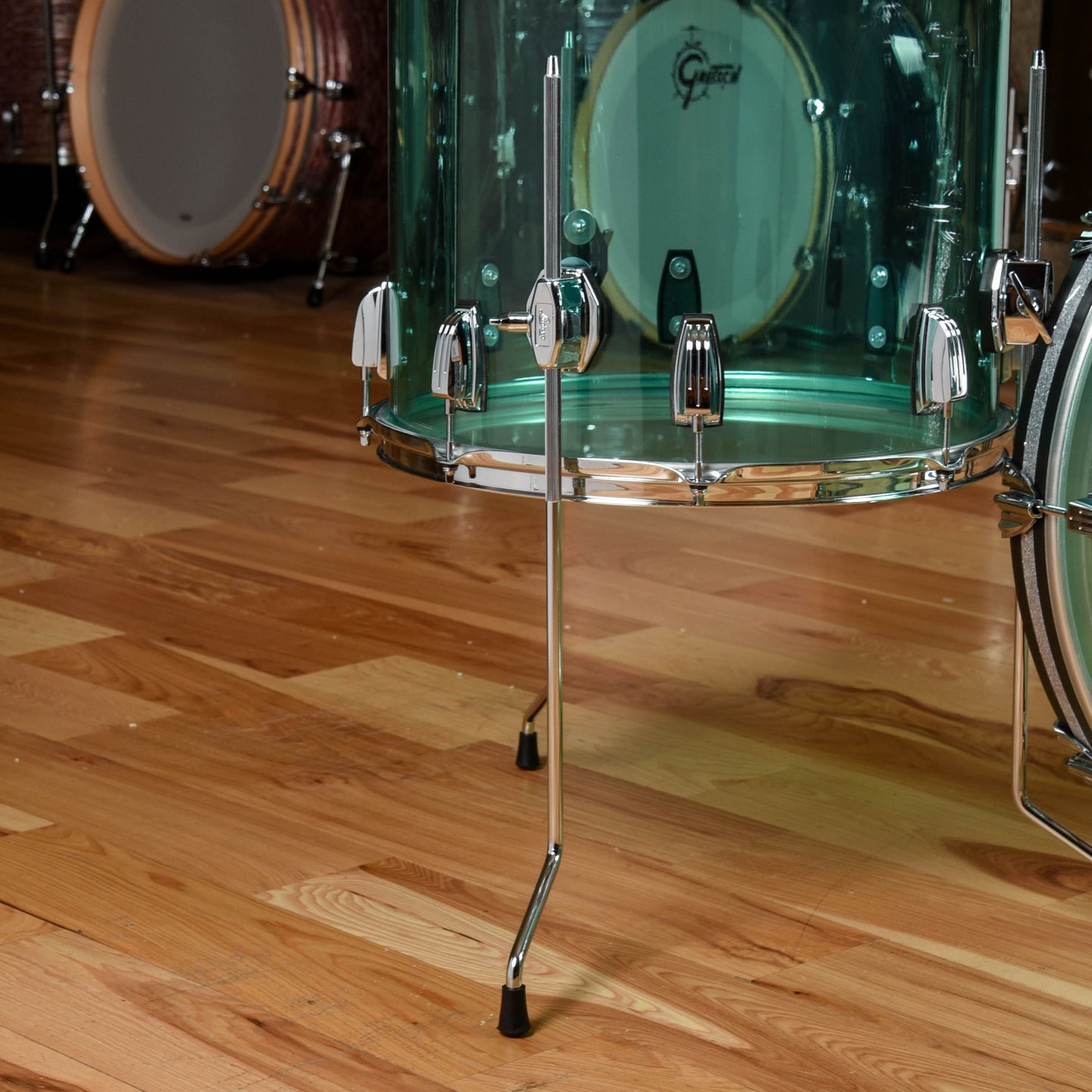 Ludwig Vistalite 13/16/24 3pc. Drum Kit Coke Bottle Green Drums and Percussion / Acoustic Drums / Full Acoustic Kits