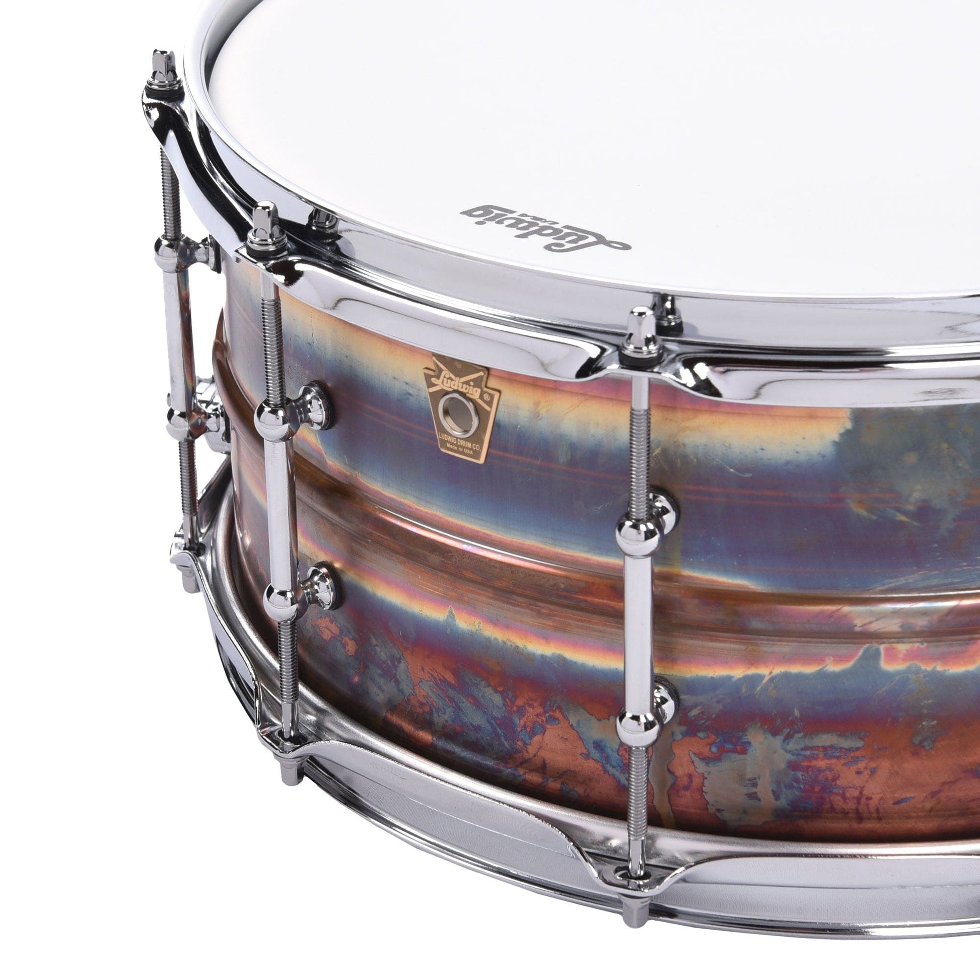 Ludwig 6.5x14 Raw Bronze Phonic Snare Drum w/Tube Lugs Drums and Percussion / Acoustic Drums / Snare