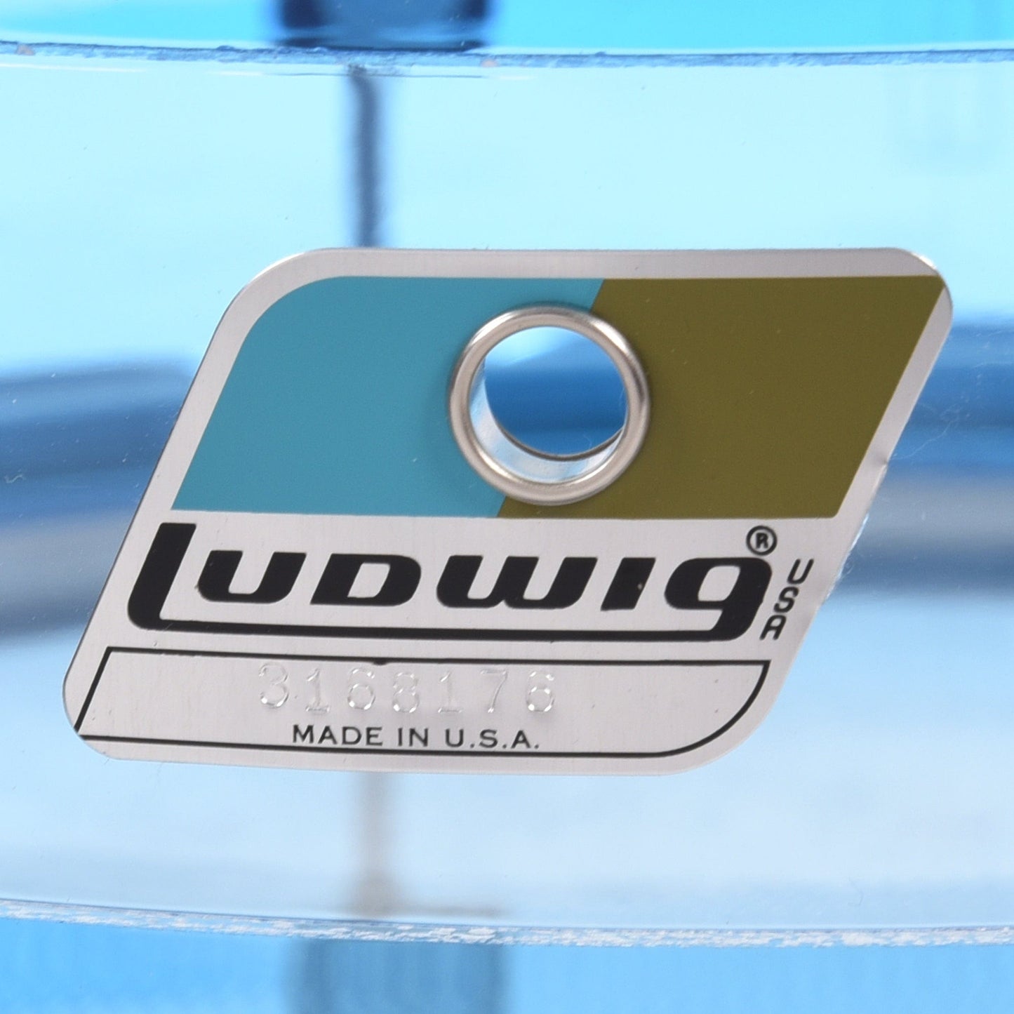 Ludwig 6.5x14 Vistalite Snare Drum Blue/Clear/Blue Limited Edition Drums and Percussion / Acoustic Drums / Snare