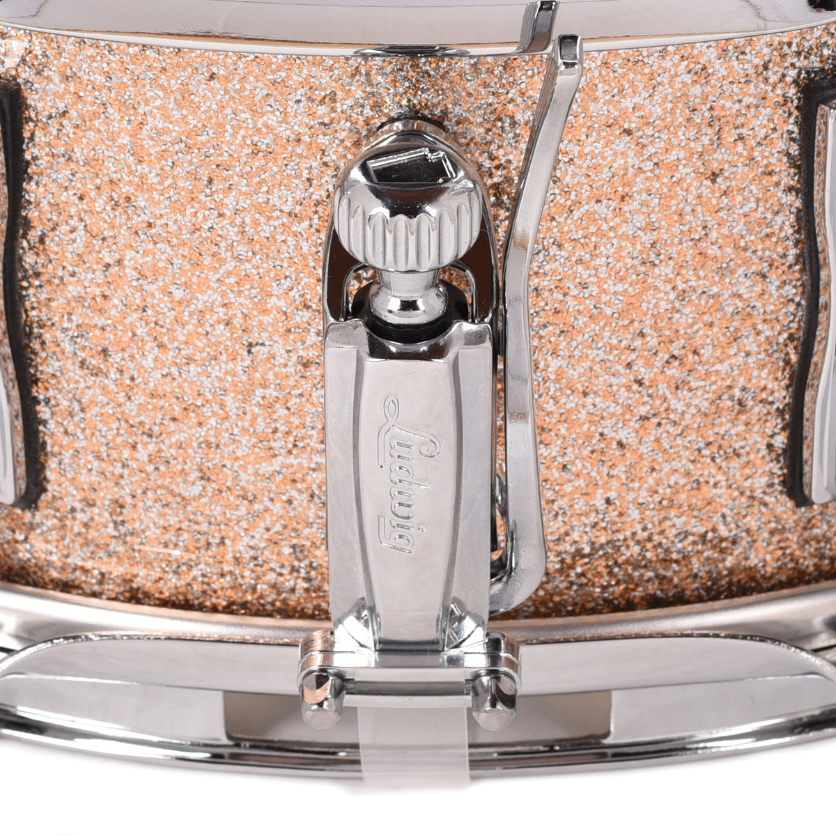 Ludwig 5.5x14 Classic Maple Jazz Fest Snare Drum Champagne Sparkle Snare Drums