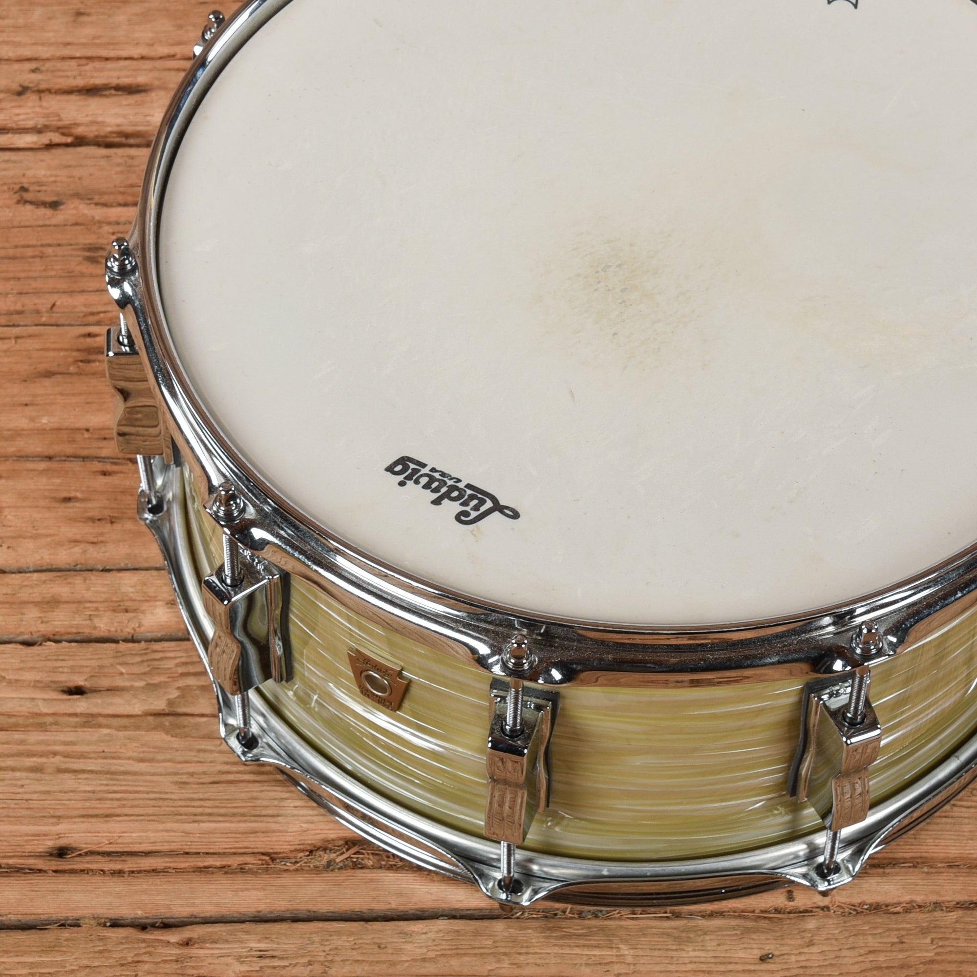 Ludwig Classic Maple 6x14 USED Olive Pearl Snare Drums