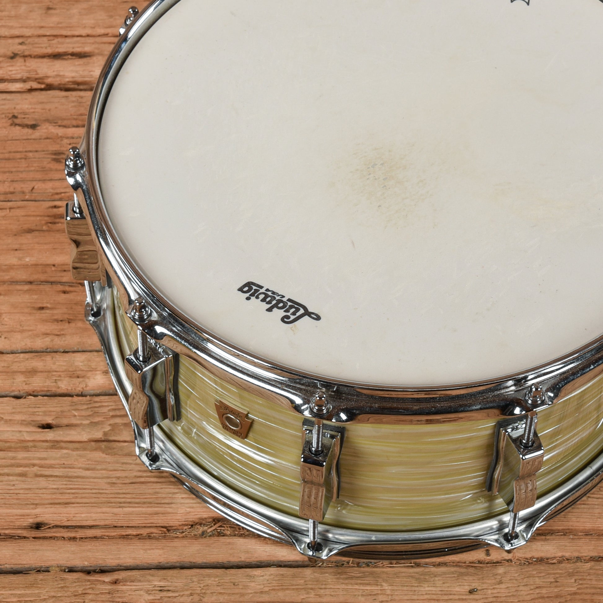 Ludwig Classic Maple 6x14 USED Olive Pearl Snare Drums